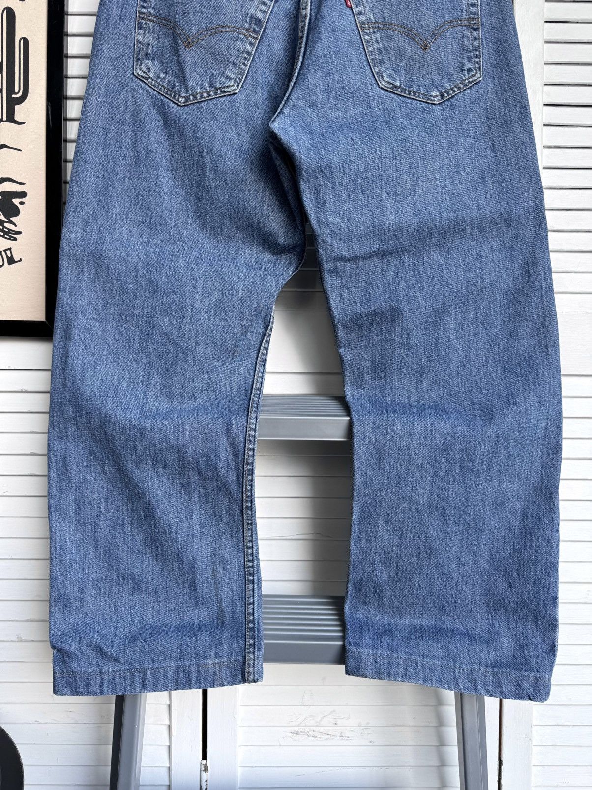 Levi's Vintage Levis 501 Blue Denim Baggy Jeans Pants USA W36 L26 Size US 36 / EU 52 - 5 Thumbnail
