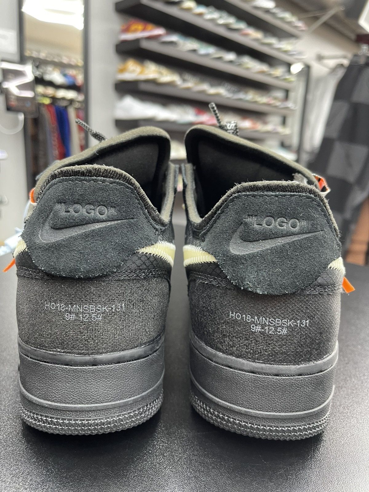 Off-White Size 10.5 - Nike Air Force 1 Off-White Black White Size US 10.5 / EU 43-44 - 4 Thumbnail