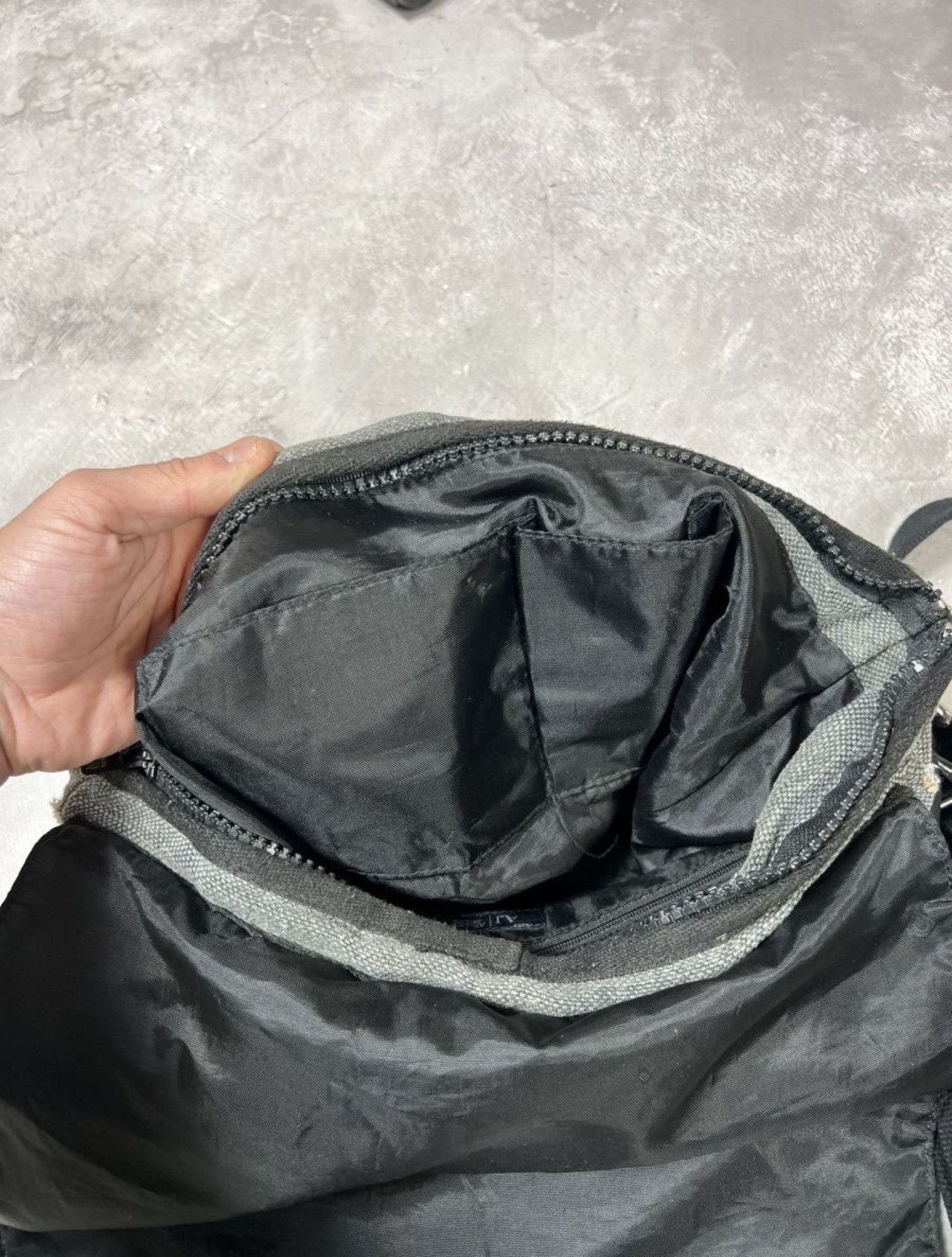 Armani Vintage Armani Jeans Denim Distressed Bag Size ONE SIZE - 10 Thumbnail