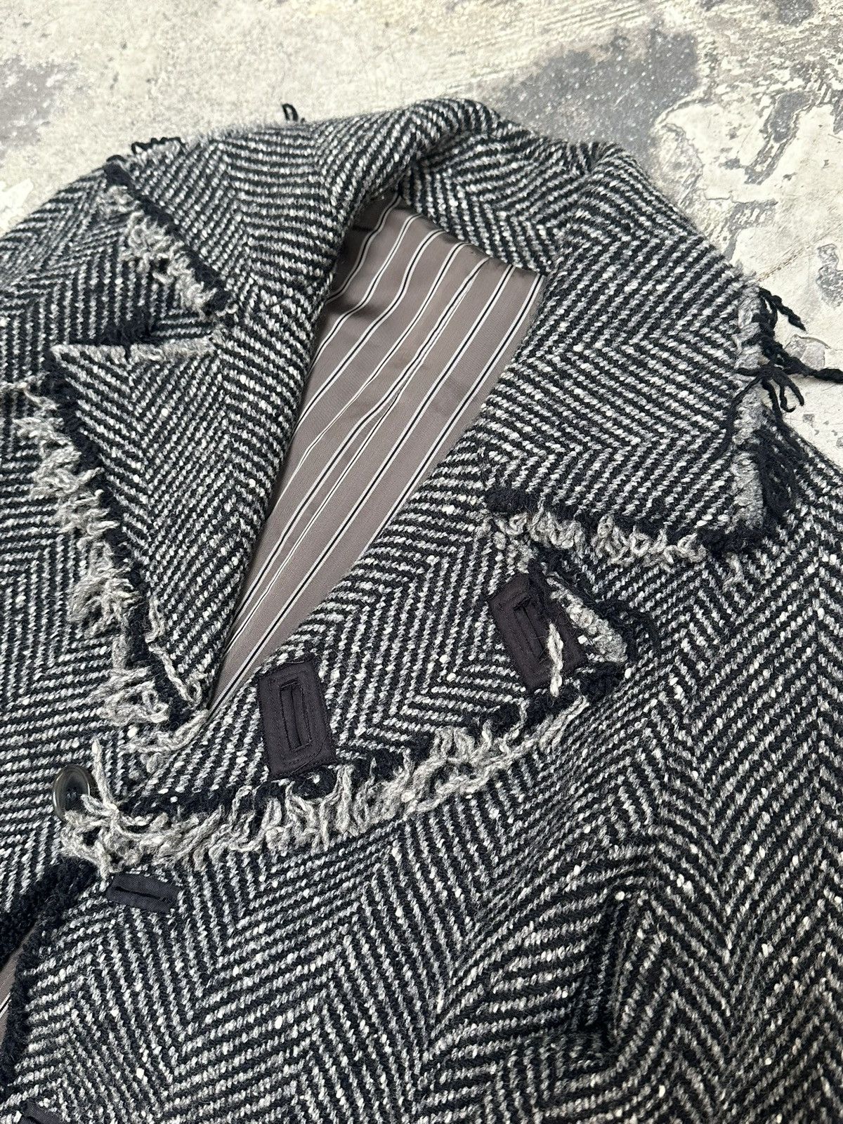 Japanese Brand Japanese designer Full Nelson Distressed wool long coat Size M / US 6-8 / IT 42-44 - 5 Thumbnail