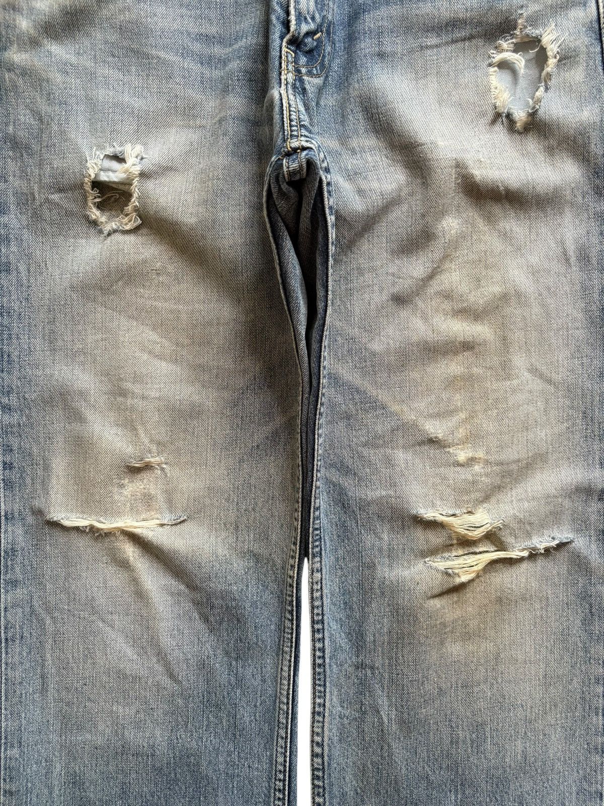 Levi's Vintage 90s Levis 503 Mud Wash Ripped Loose Baggy Jeans Size US 31 - 5 Thumbnail