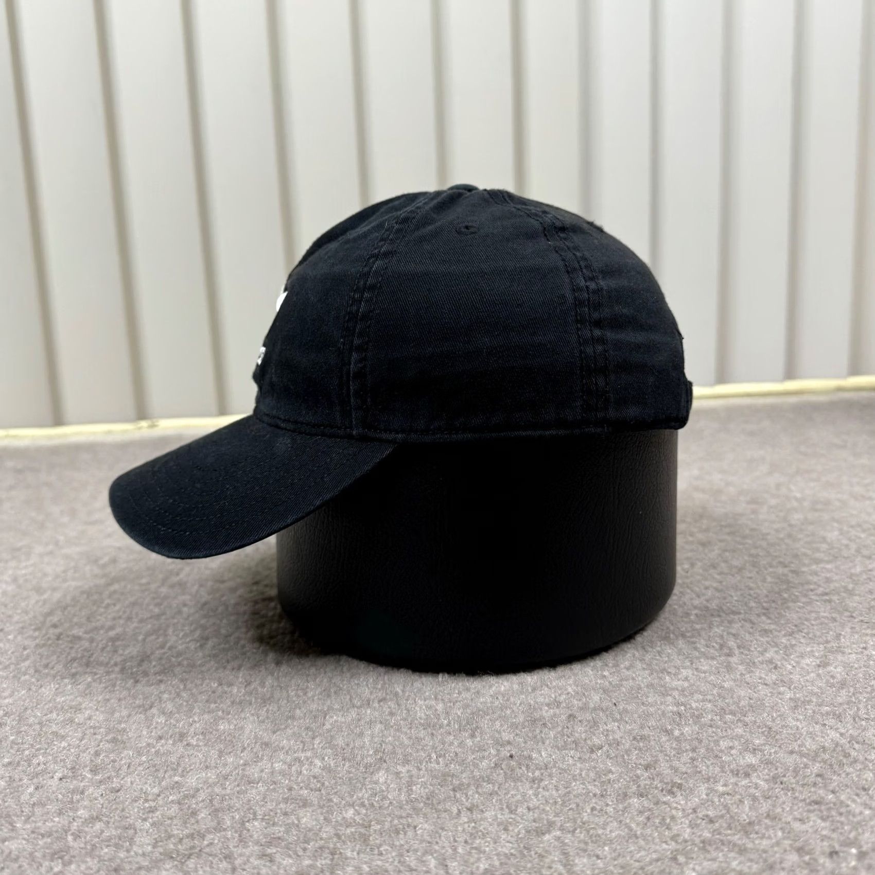 Adidas Adidas Hat Cap Mens Black Adjustable Strap Back Tre Foil Logo Casual Size ONE SIZE - 6 Thumbnail