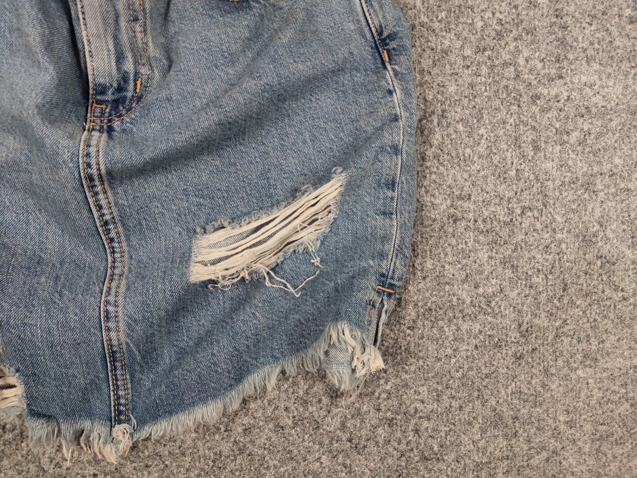 Current/Elliot Current Elliott Design mini Distressed denim Blue Skirt Size 25" / US 0 / IT 36 - 6 Thumbnail