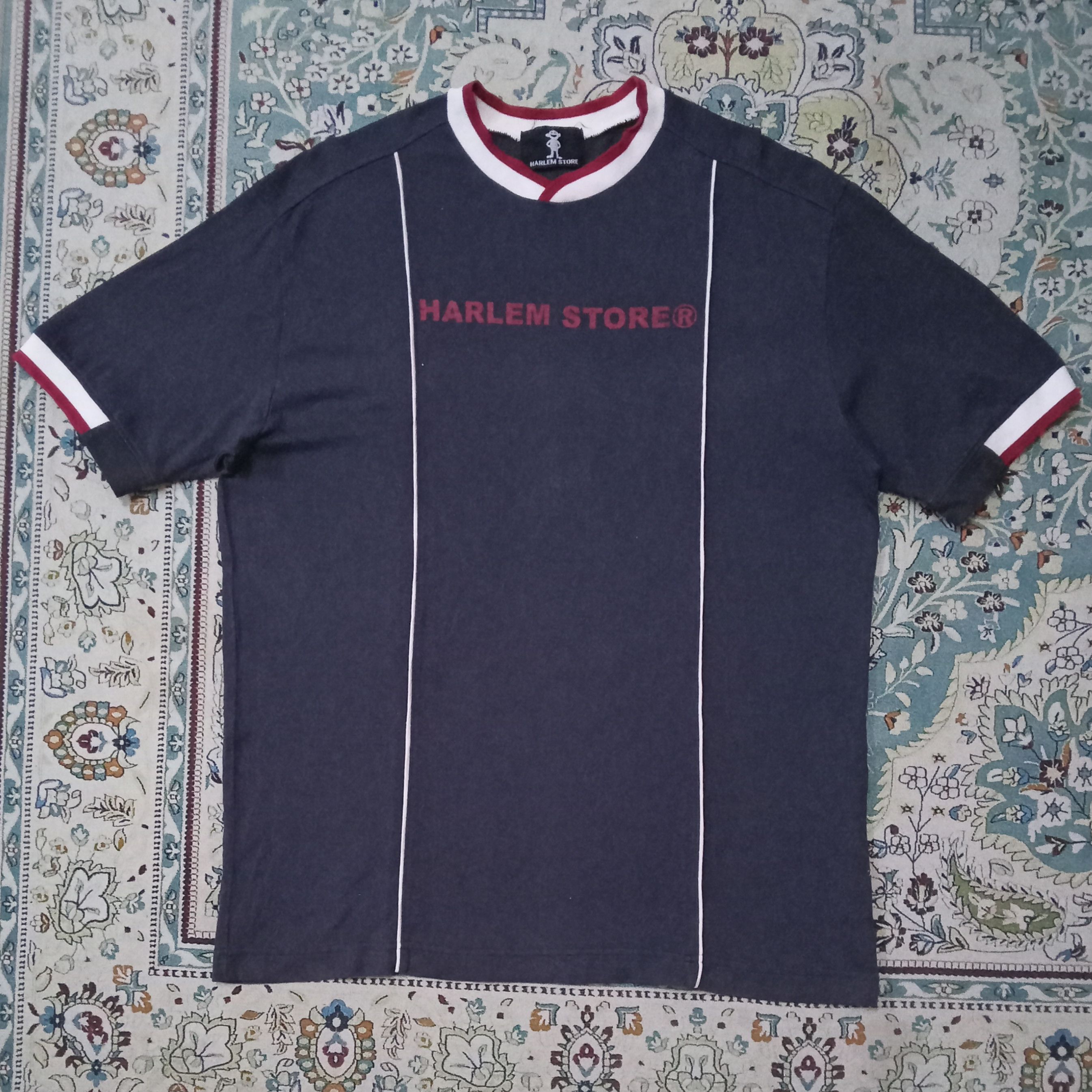 Japanese Brand Harlem Store Extremely Rare Design Vintage T Shirt Size US L / EU 52-54 / 3 - 1 Thumbnail