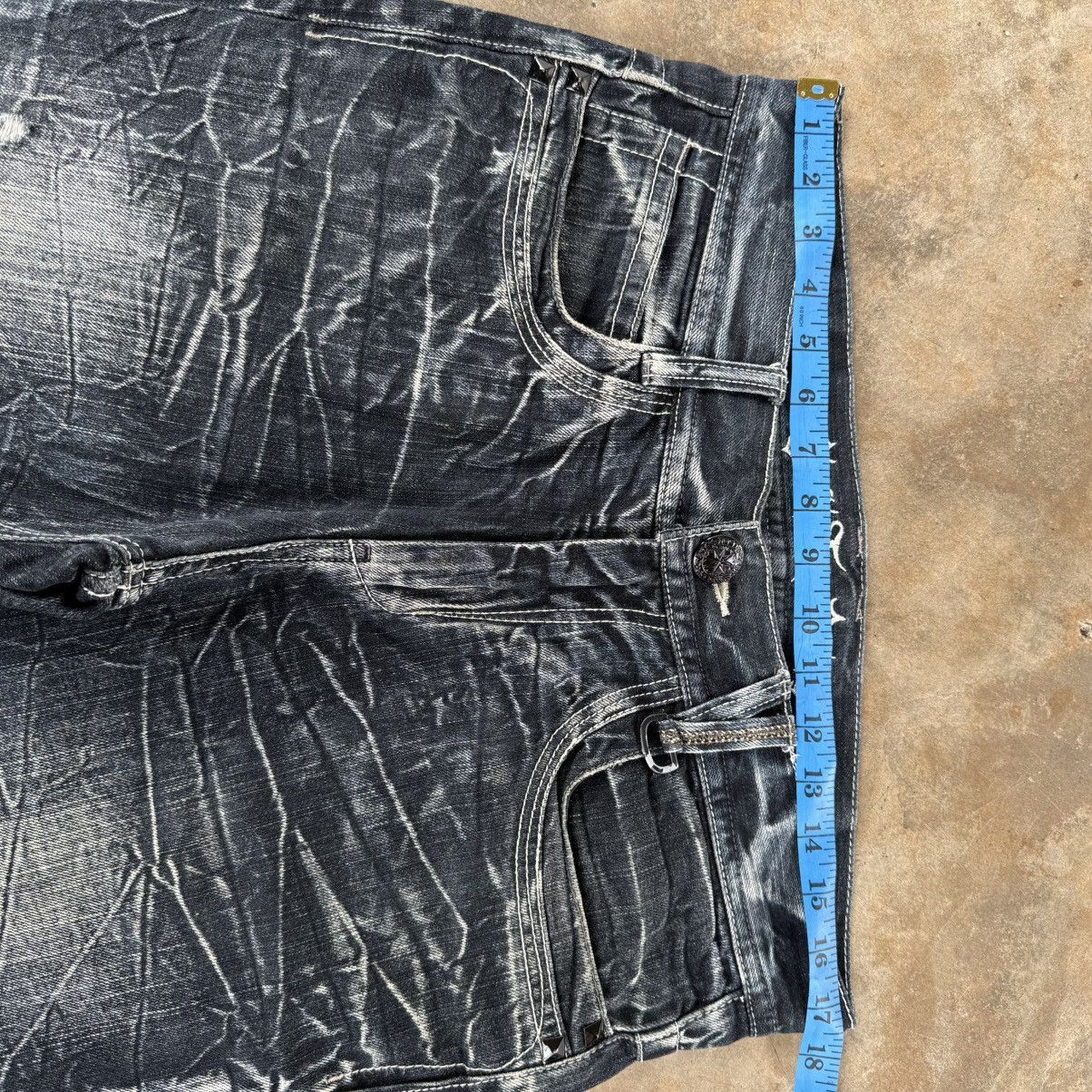 Japanese Brand VINTAGE SALTY DOG FLARE DENIM JEAN PANTS Size US 35 - 6 Thumbnail
