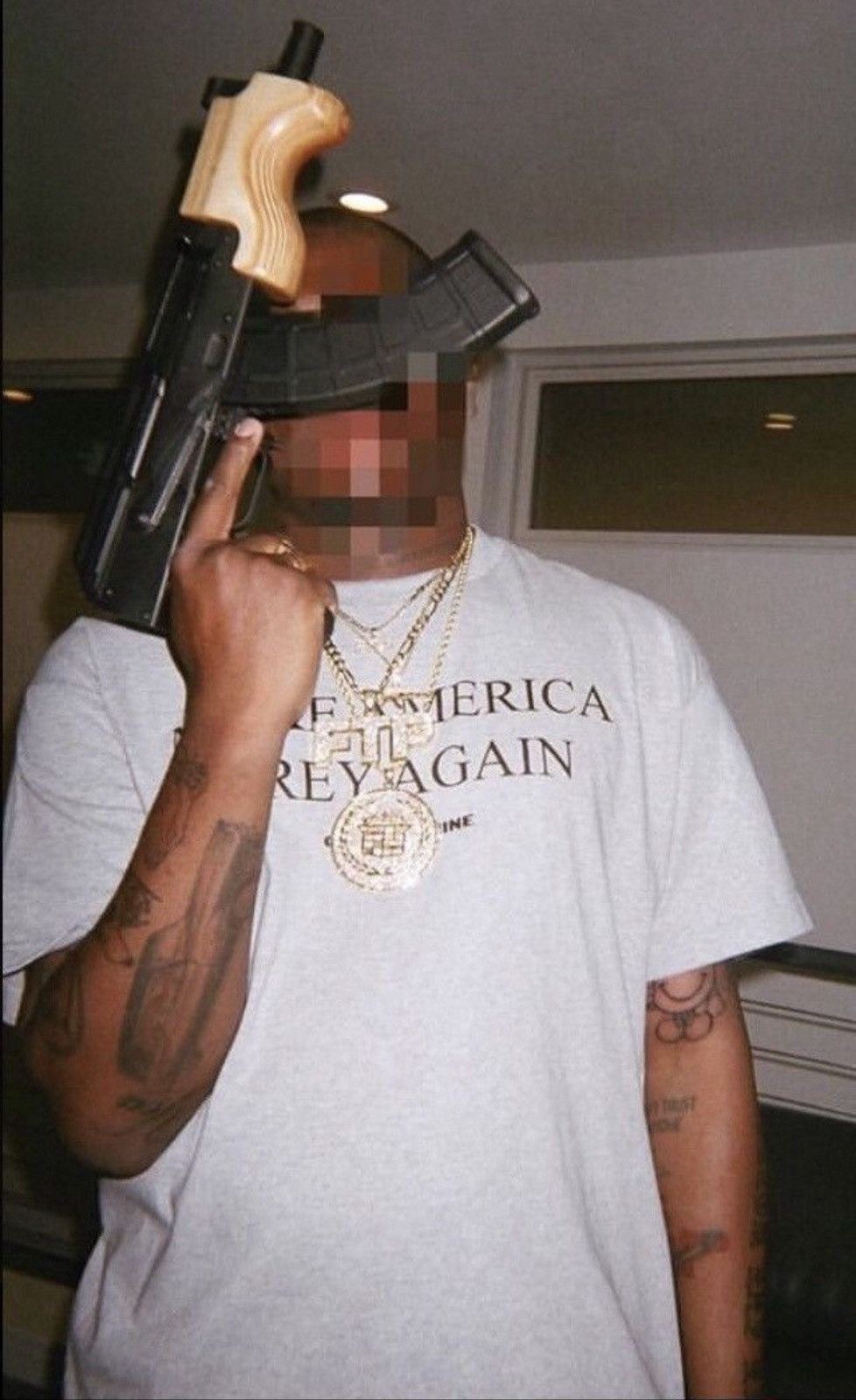 G59 Records G59 Records Germ | Bootleg MAGA Tee - Grey - XL - NEW Size US XL / EU 56 / 4 - 2 Thumbnail