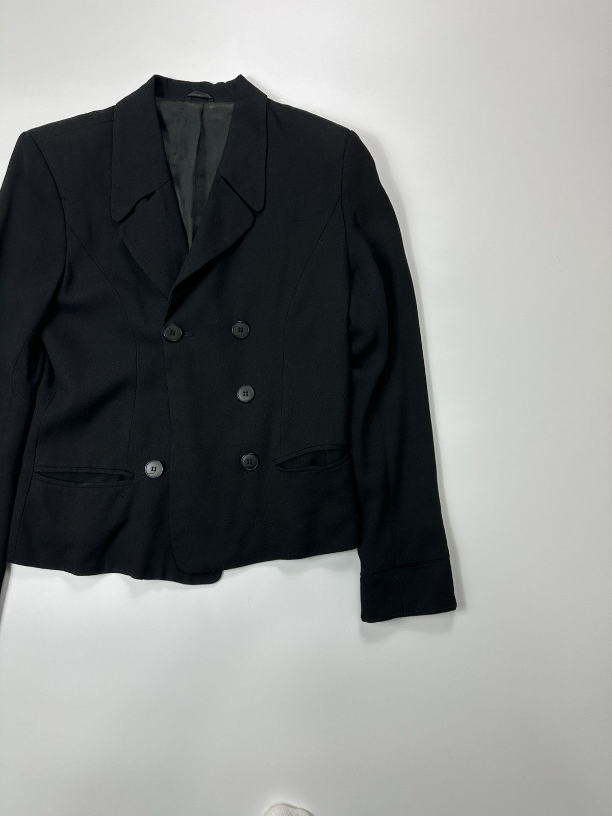 Burberry Vintage Thomas Burberry Wool Blazer Black Casual Size M / US 6-8 / IT 42-44 - 3 Thumbnail