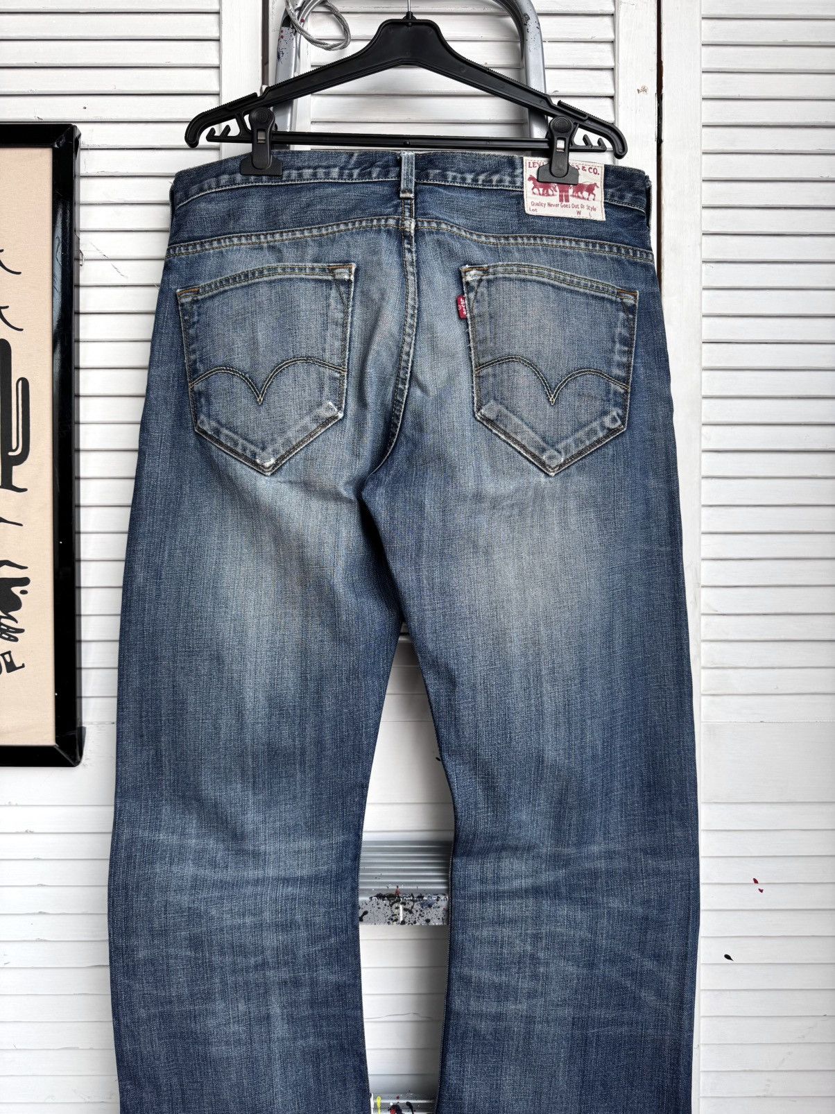 Levi's Vintage Levi’s Western Cowboy Jeans Blue Distressed Denim Size US 36 / EU 52 - 9 Thumbnail