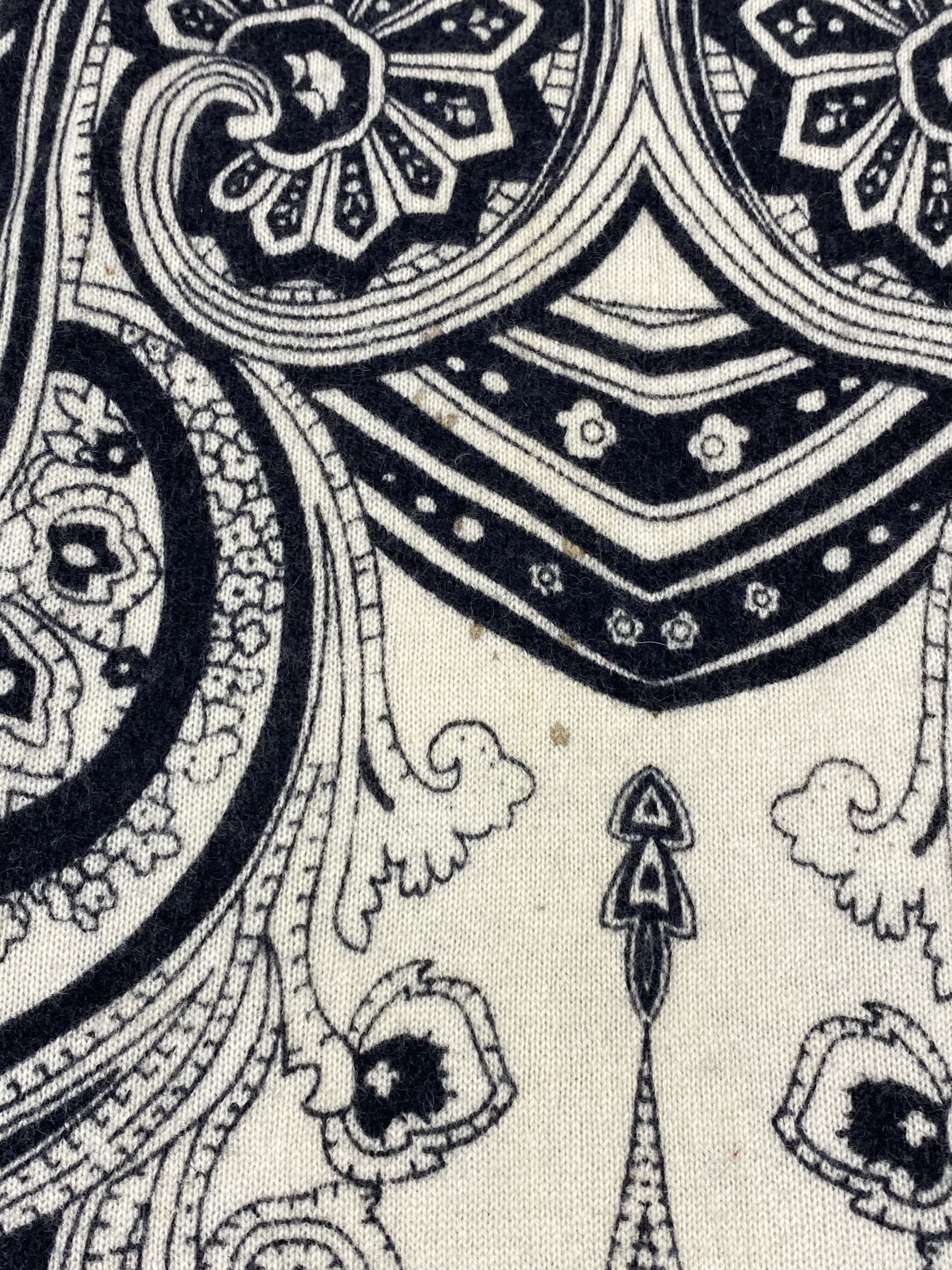 Other Codello Paisley Black White Scarf Muffler - SC0028 Size ONE SIZE - 5 Thumbnail