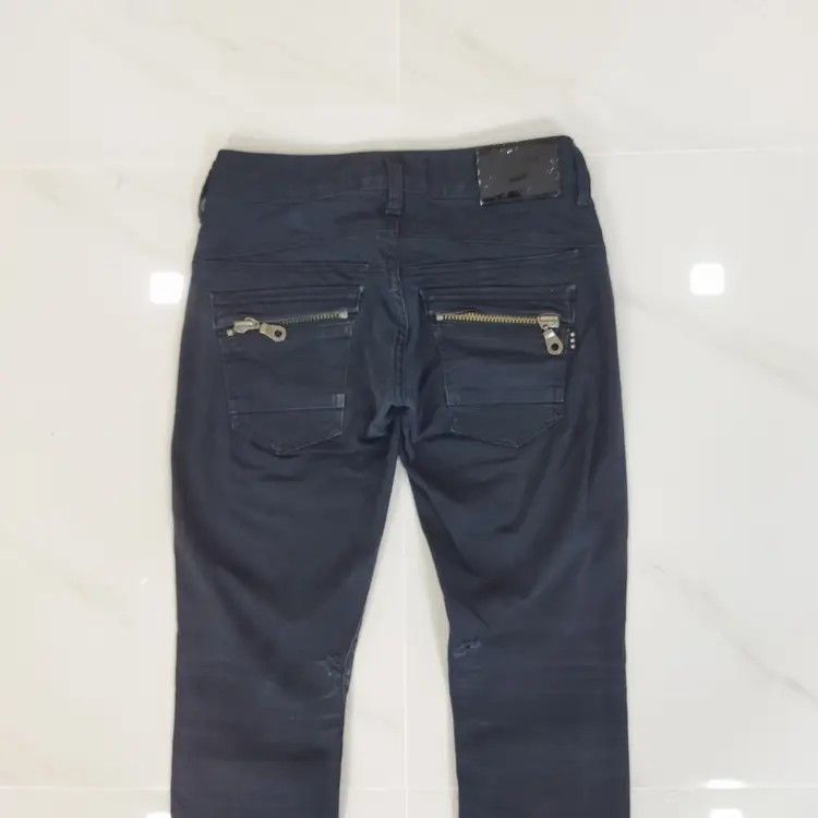 Vintage QUEEN LOW DARK BLUE SKINNY PANT Size US 26 / EU 42 - 8 Thumbnail