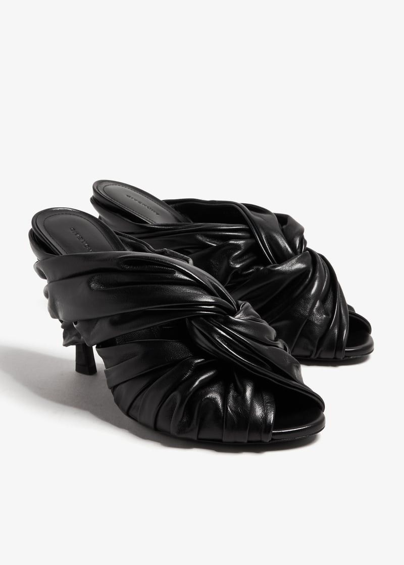 Givenchy o1w1db10525 Twist Mules in Black Size US 10 / IT 40 - 4 Thumbnail