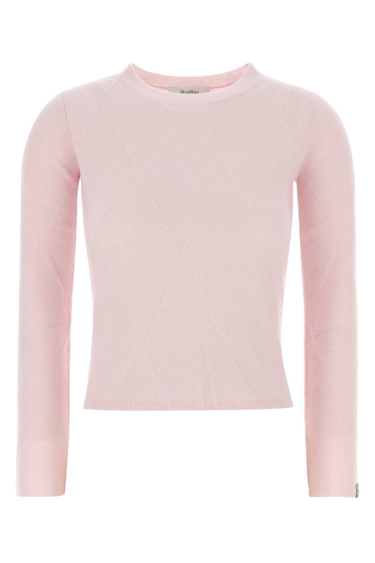 Max Mara Pastel Pink Cashmere Baffo Sweater Size M / US 6-8 / IT 42-44 - 1 Thumbnail