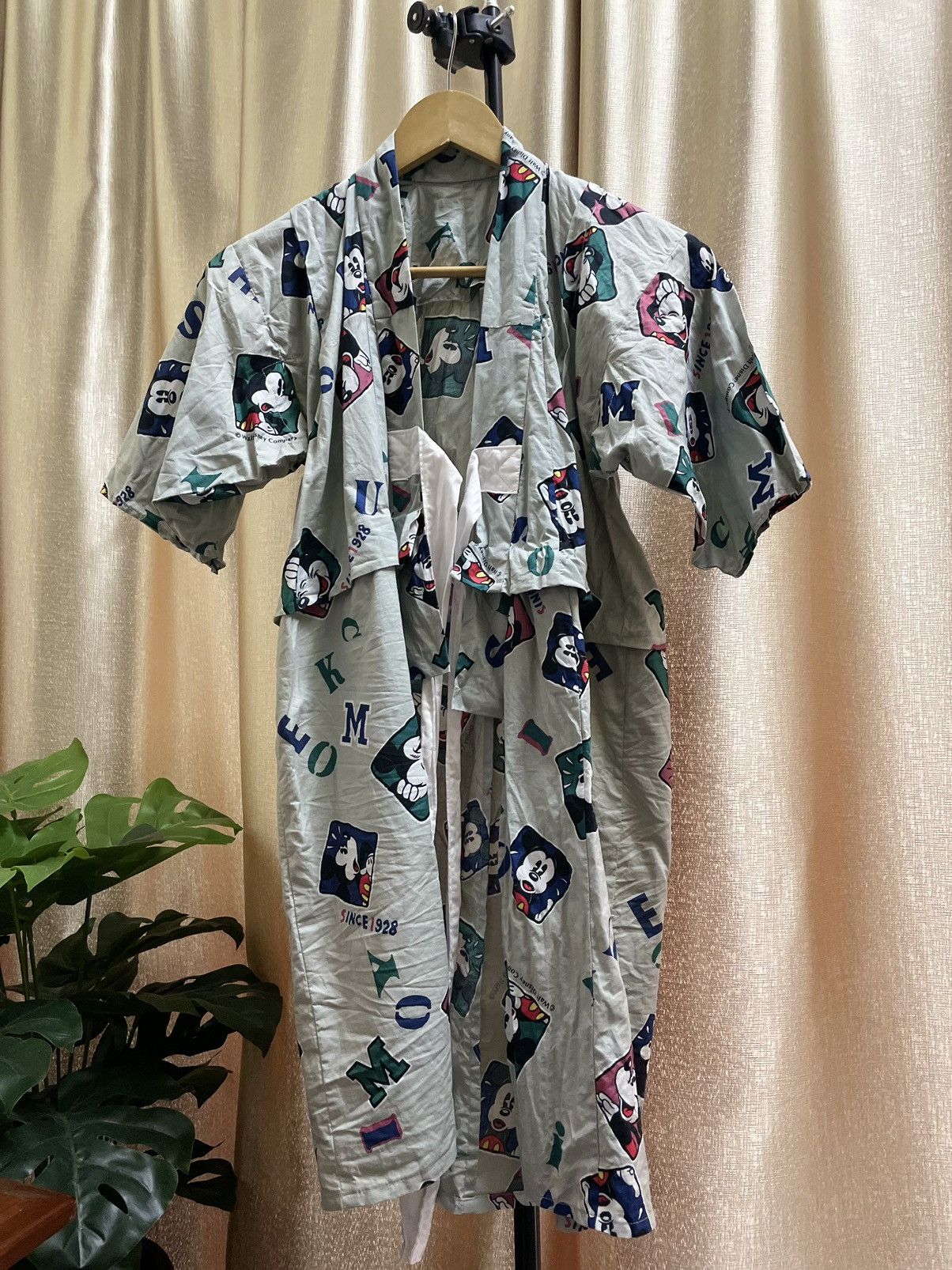 Disney × Mickey Mouse KIMONO DRESS MICKEY MOUSE Size S / US 4 / IT 40 - 1 Thumbnail