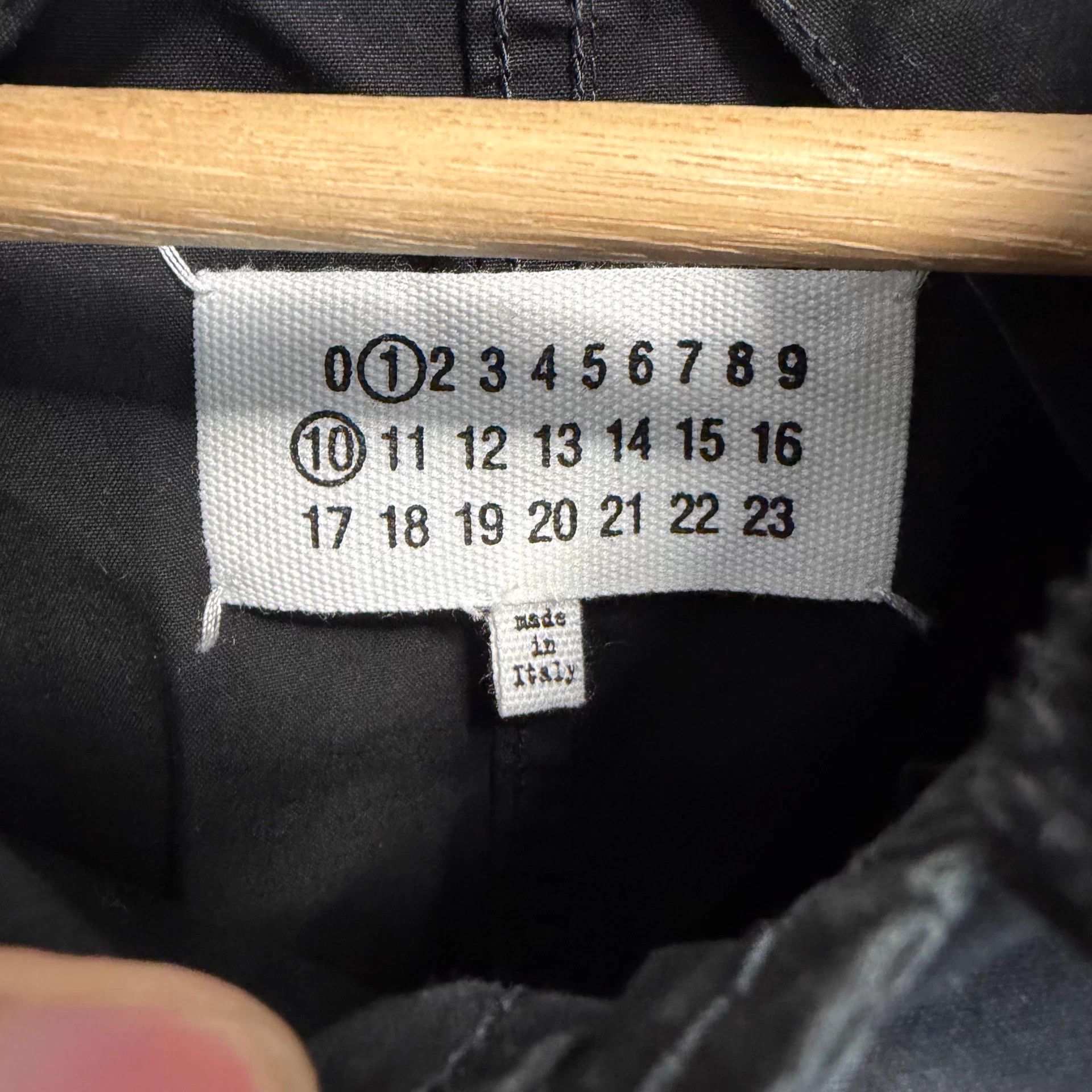 Maison Margiela Maison Margiela Men's Black Jacket 52 Size US L / EU 52-54 / 3 - 4 Thumbnail