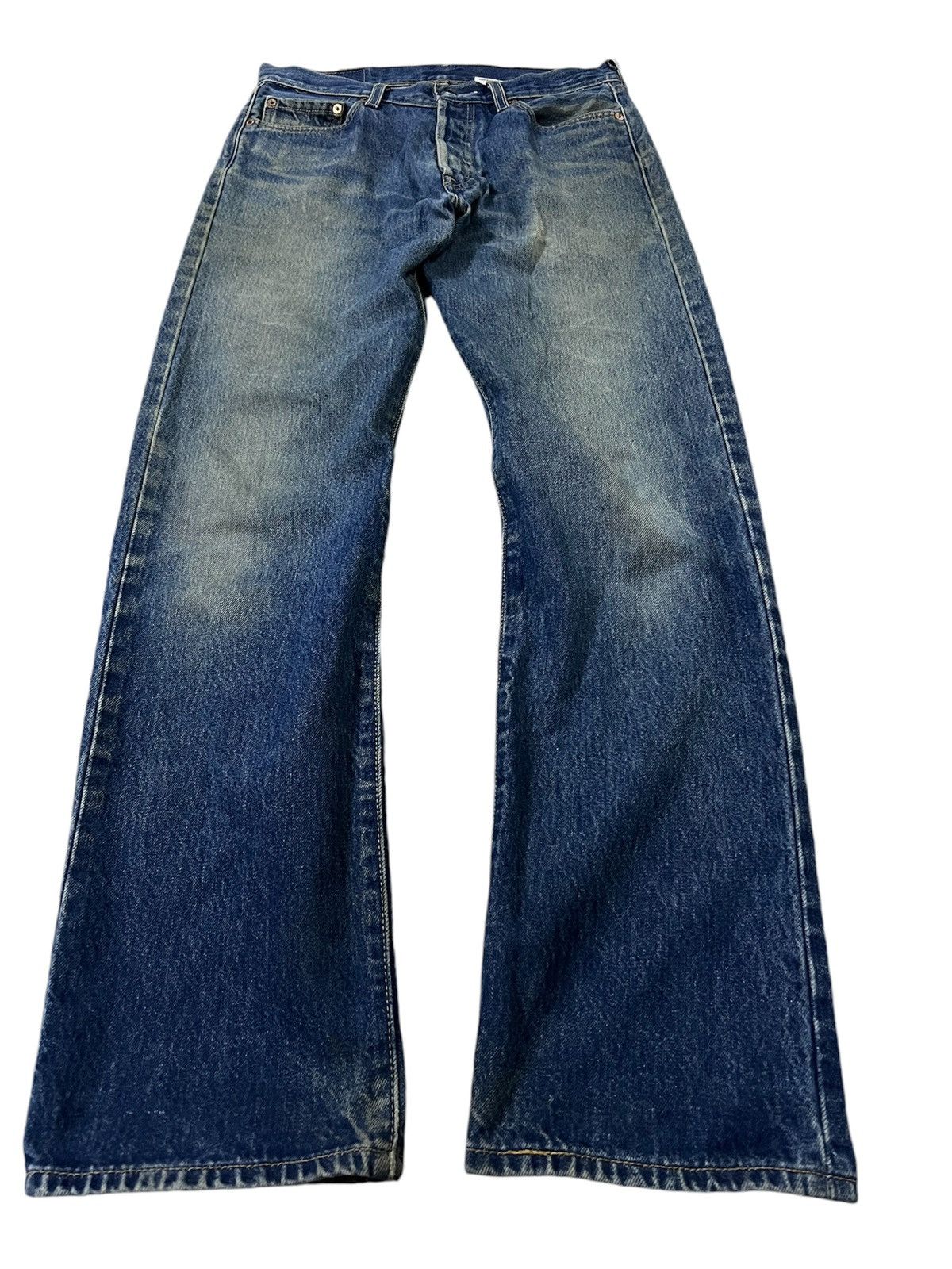 Levi's × Levi's Made & Crafted × Levi's Vintage Clothing VTG LEVIS 501XX MUD WASH BUTTON FLY DISTRESSED JEANS 💥 Size US 30 / EU 46 - 1 Thumbnail