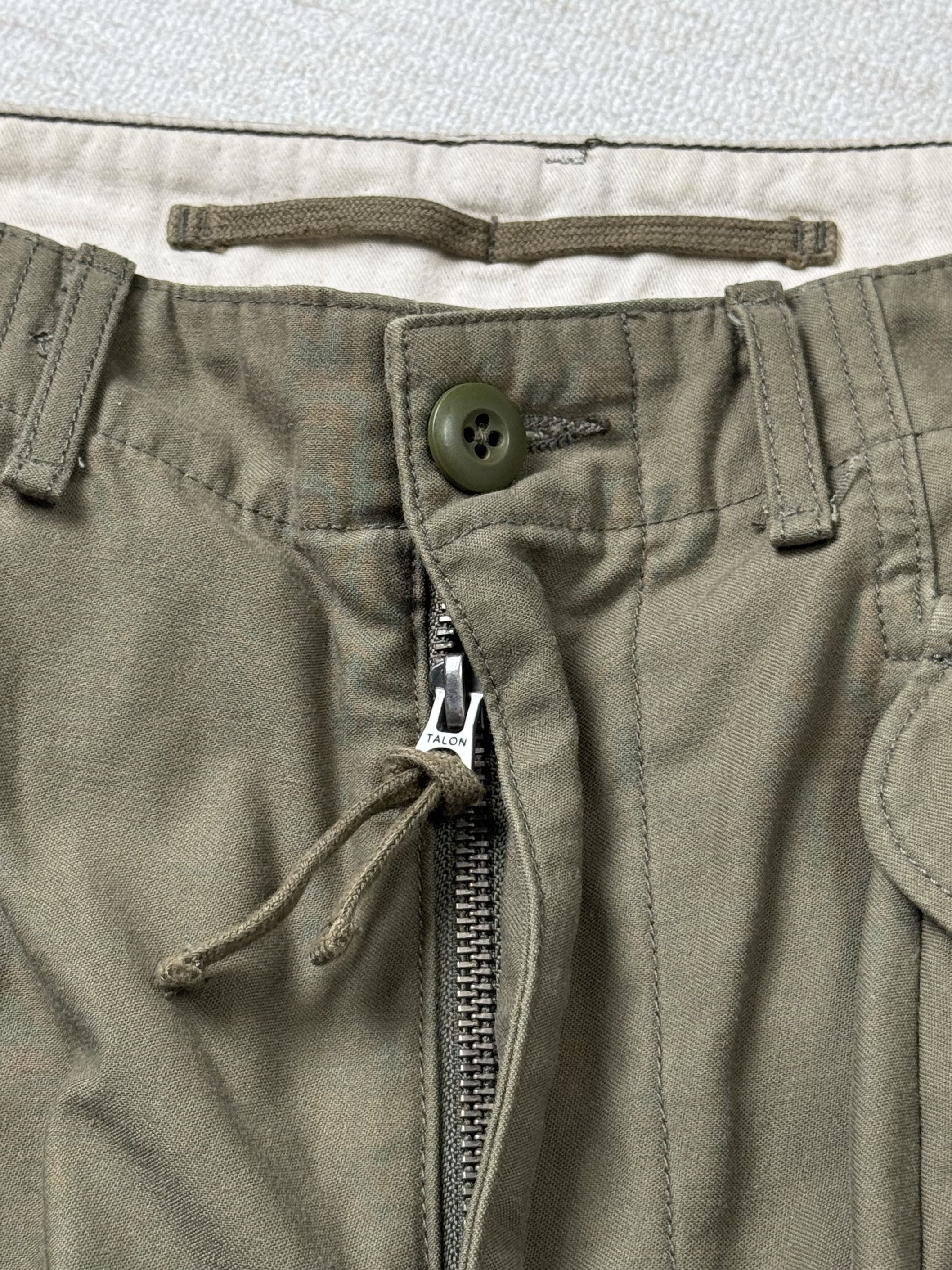 R13 UNWORN* R13 MARK MILITARY CARGO PANTS Vintage Olive Size US 32 / EU 48 - 4 Thumbnail