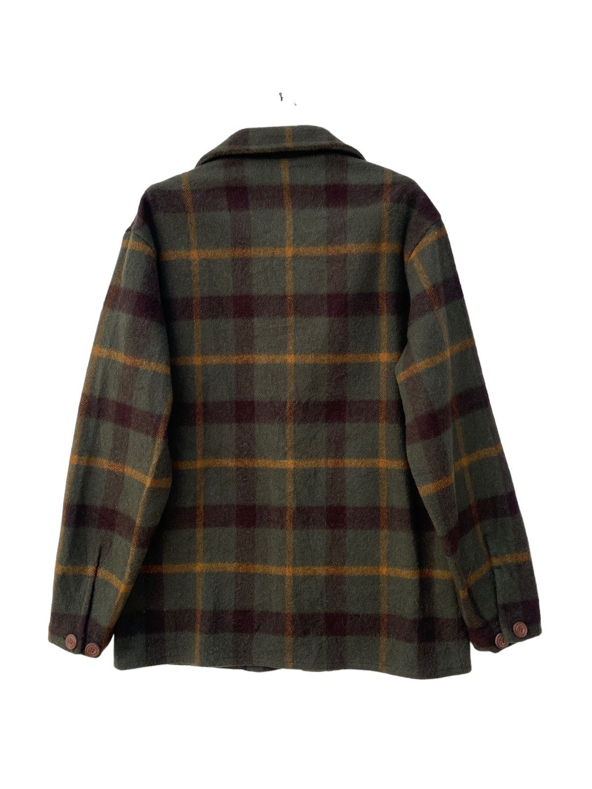 Vintage Vintage Woolrich Checkered Wool Jacket Size US M / EU 48-50 / 2 - 2 Thumbnail