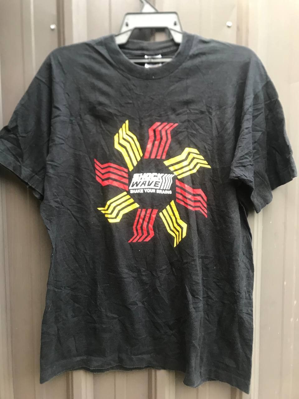 Band Tees Vintage 90's Panasonic ShockWave Discman Walkman Promo Tee Size US M / EU 48-50 / 2 - 2 Thumbnail