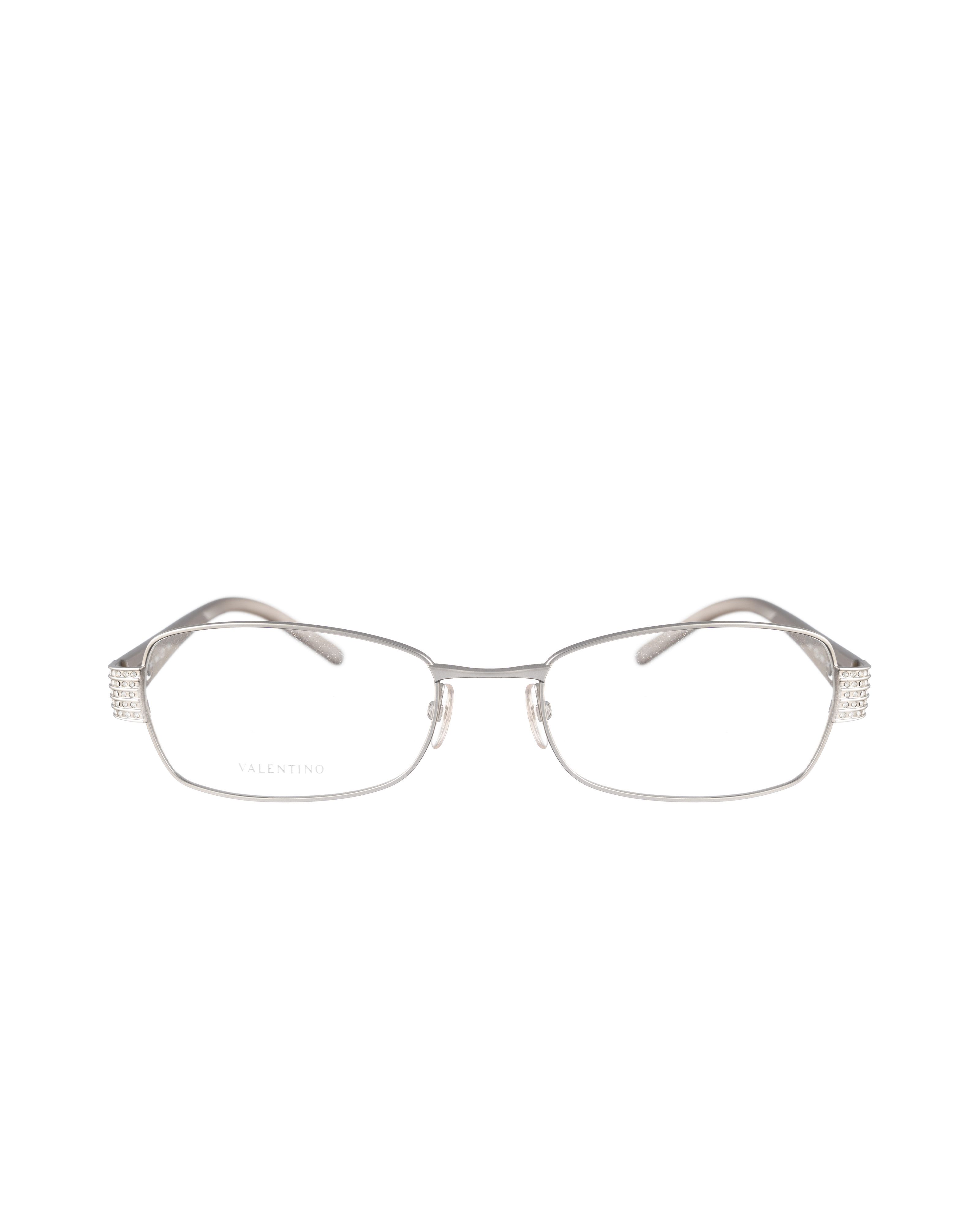 Valentino Valentino 00s Silver Glasses with Grey Temples and Gems Size ONE SIZE - 2 Thumbnail