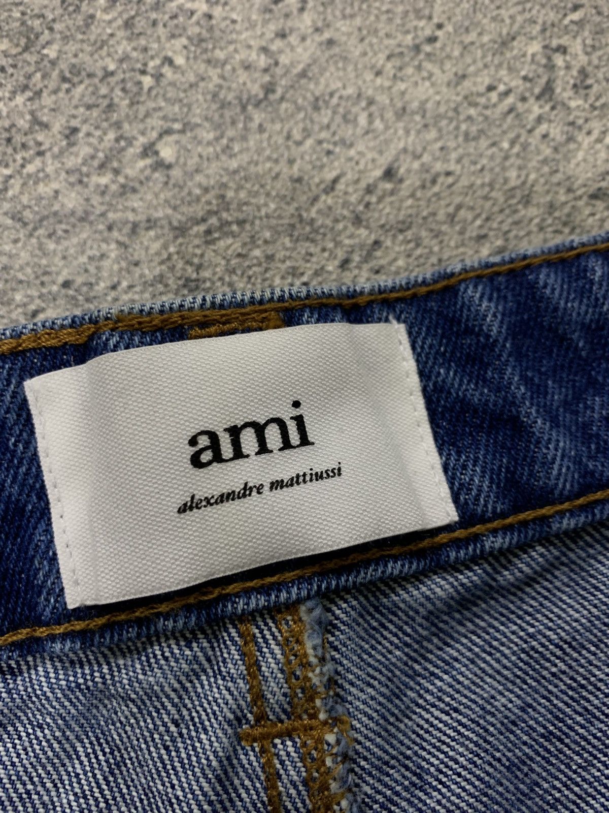 AMI 🐍 AMI Paris Alex Fit Blue Jeans Size US 34 / EU 50 - 5 Thumbnail