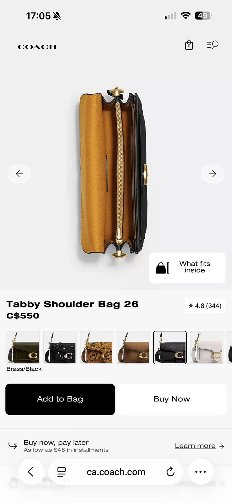 Coach Coach Tabby Should Bag 26 Size ONE SIZE - 4 Thumbnail