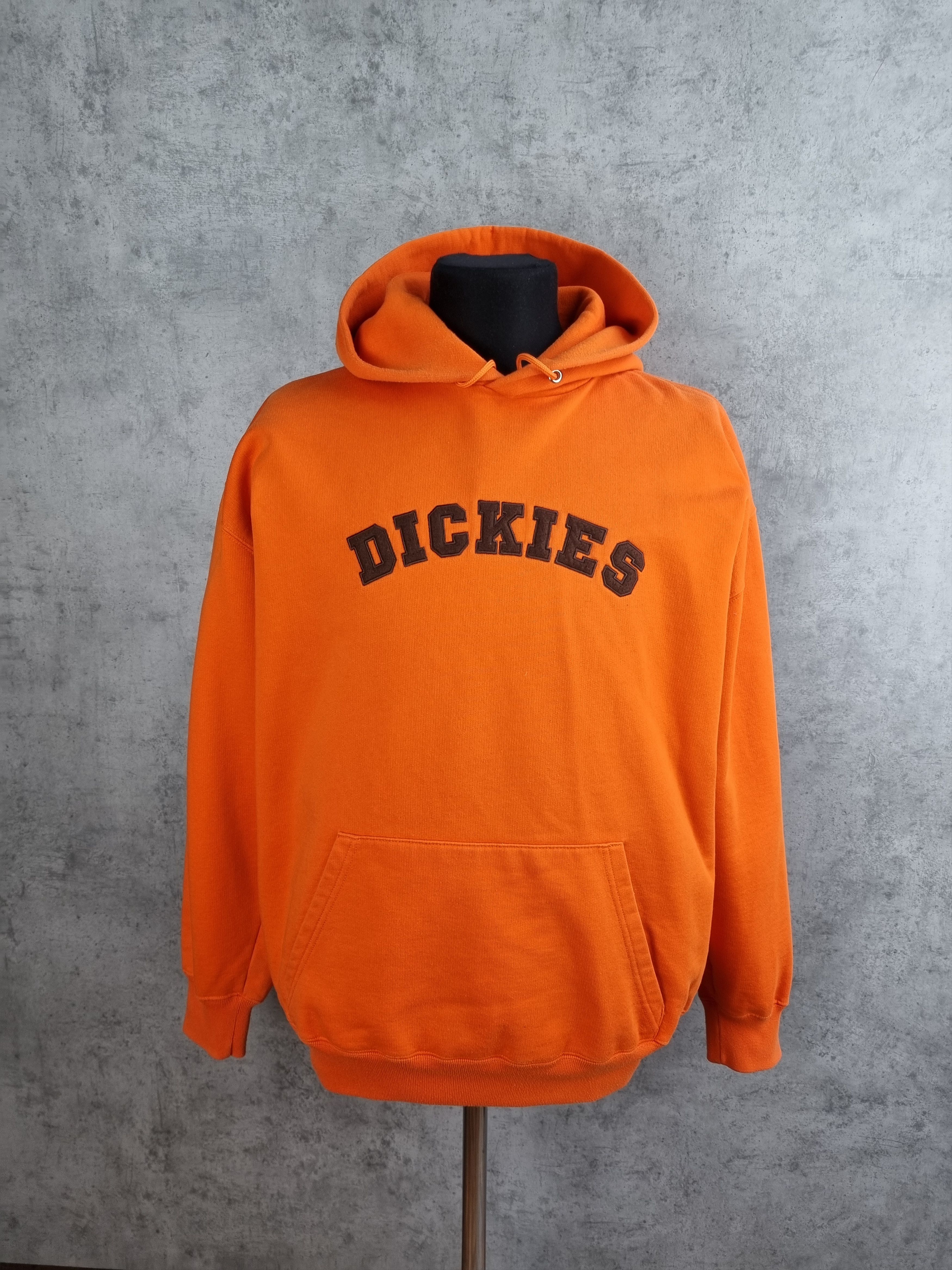 Dickies Dickies Spellout Big Logo Orange Hoodie Size US XL / EU 56 / 4 - 8 Thumbnail