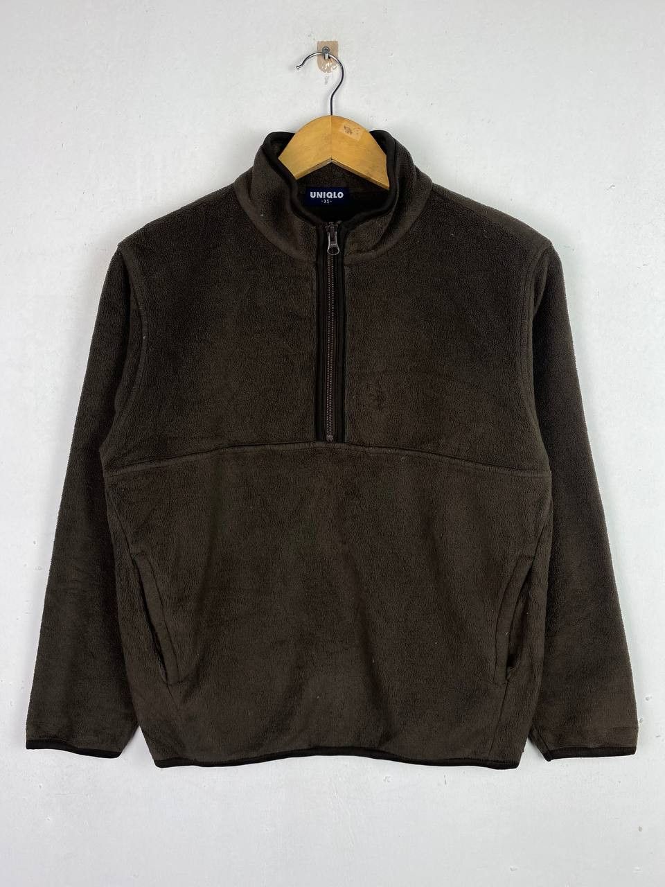 Japanese Brand vintage uniqlo half zipper anorak fleece jacket Size US XS / EU 42 / 0 - 1 Thumbnail