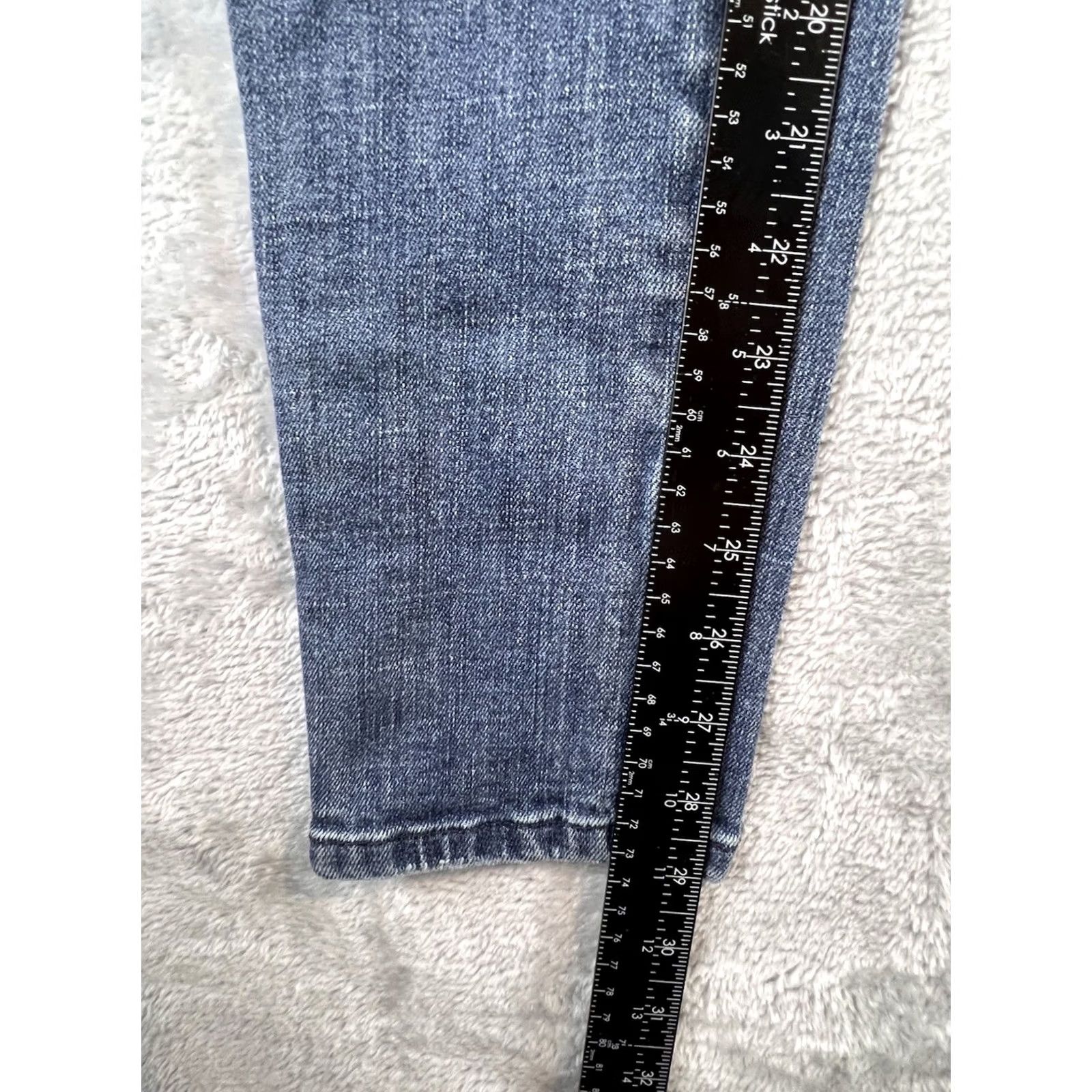 Vintage Simply Vera Wang Jeans Womens 4 Blue Ankle City Slim 5-Pocket Design Inseam 29in Adult Womens Size 27" / US 4 / IT 40 - 4 Thumbnail