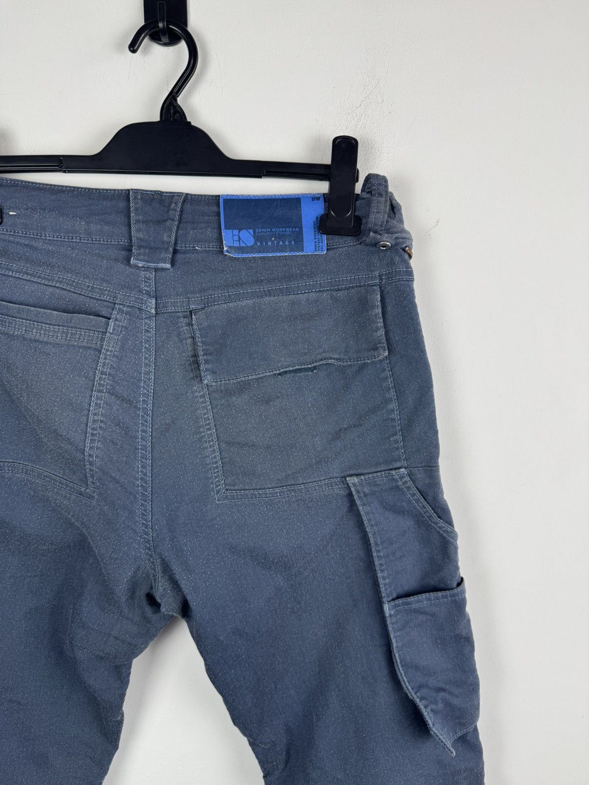 Vintage Vintage Engelbert Strauss Distressed Faded Work Cargo Pants Size US 33 - 8 Thumbnail