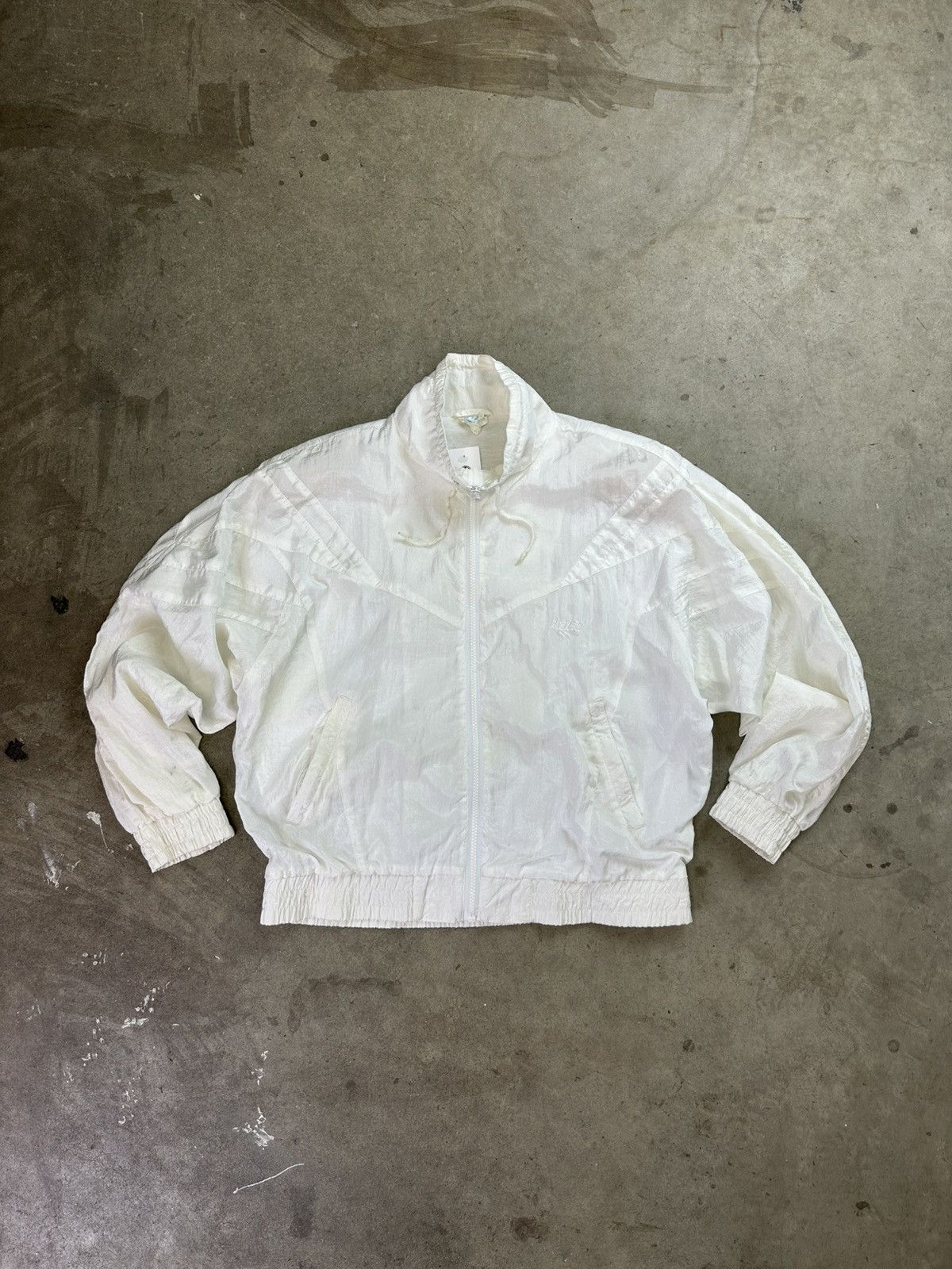 Vintage Vintage White Windbreaker Medium Hi Tec 90s Baggy Zip Up Size US M / EU 48-50 / 2 - 1 Thumbnail