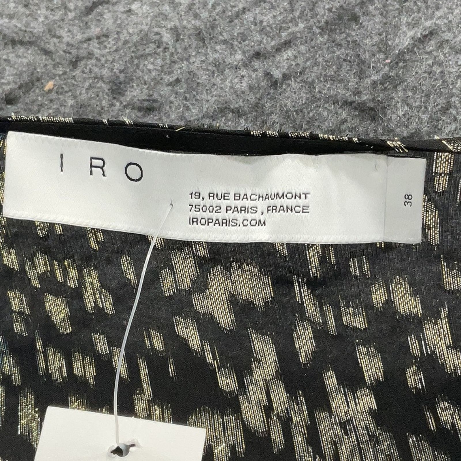 Iro IRO Reynea Spotted Wrap Dress - NWT - Size 6 - Black/Silver Size M / US 6-8 / IT 42-44 - 6 Thumbnail