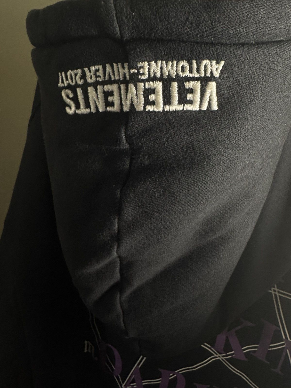 Vetements Vetements Total Fucking Darkness Reversable Hoodie Size US M / EU 48-50 / 2 - 9 Thumbnail