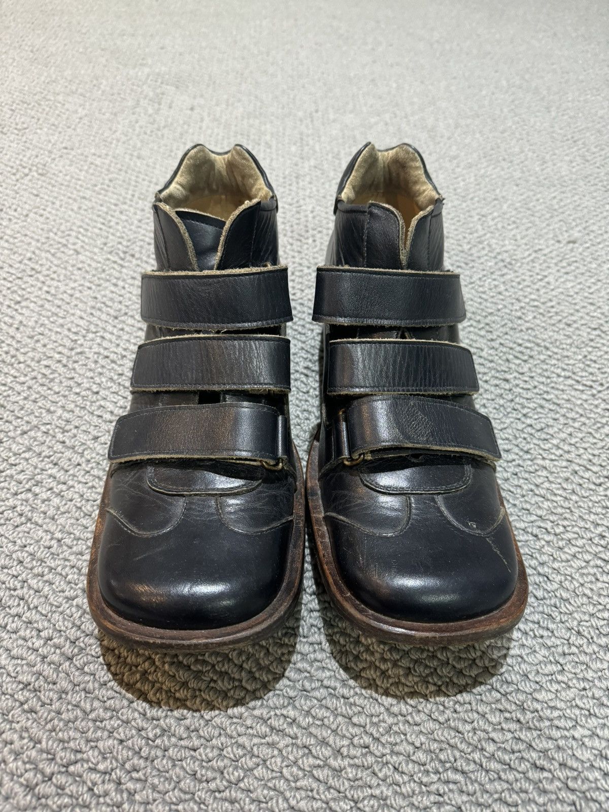 20471120 × Beauty Beast Beauty beast square toe Velcro shoes