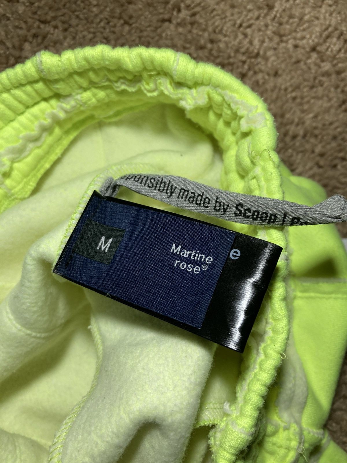 Martine Rose New AW20 Martine Rose Volt Brick Road Sweatpants Green 2020 Size US 32 / EU 48 - 7 Thumbnail