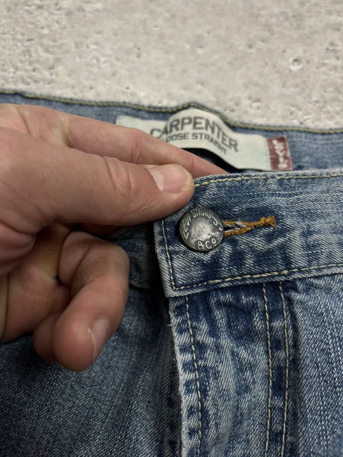 Levi's Levi’s Carpenter Loose Straight Jeans W34 Made in Hong Kong Size US 34 / EU 50 - 13 Thumbnail