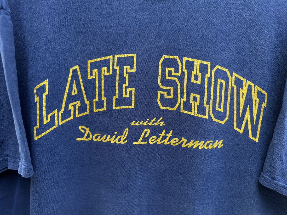 Lee Vintage Late Show With David Letterman Faded Tee Size US XXL / EU 58 / 5 - 2 Thumbnail