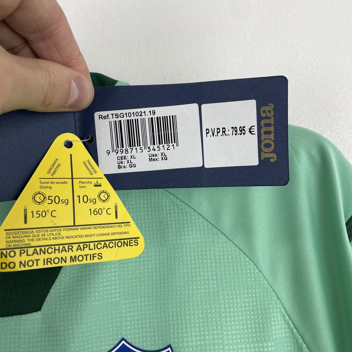 Joma TSG Hoffenheim Away Men’s Jersey Shirt 2019/2020 BNWT Size US L / EU 52-54 / 3 - 7 Thumbnail