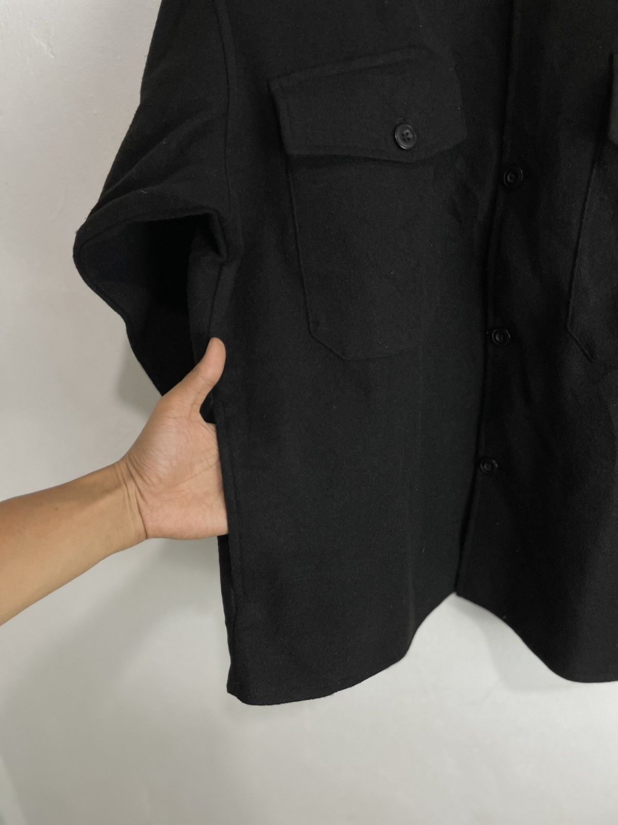 Issey Miyake Japanese GU Big pocket Wool Shirt issey yohji style Size US XL / EU 56 / 4 - 3 Thumbnail