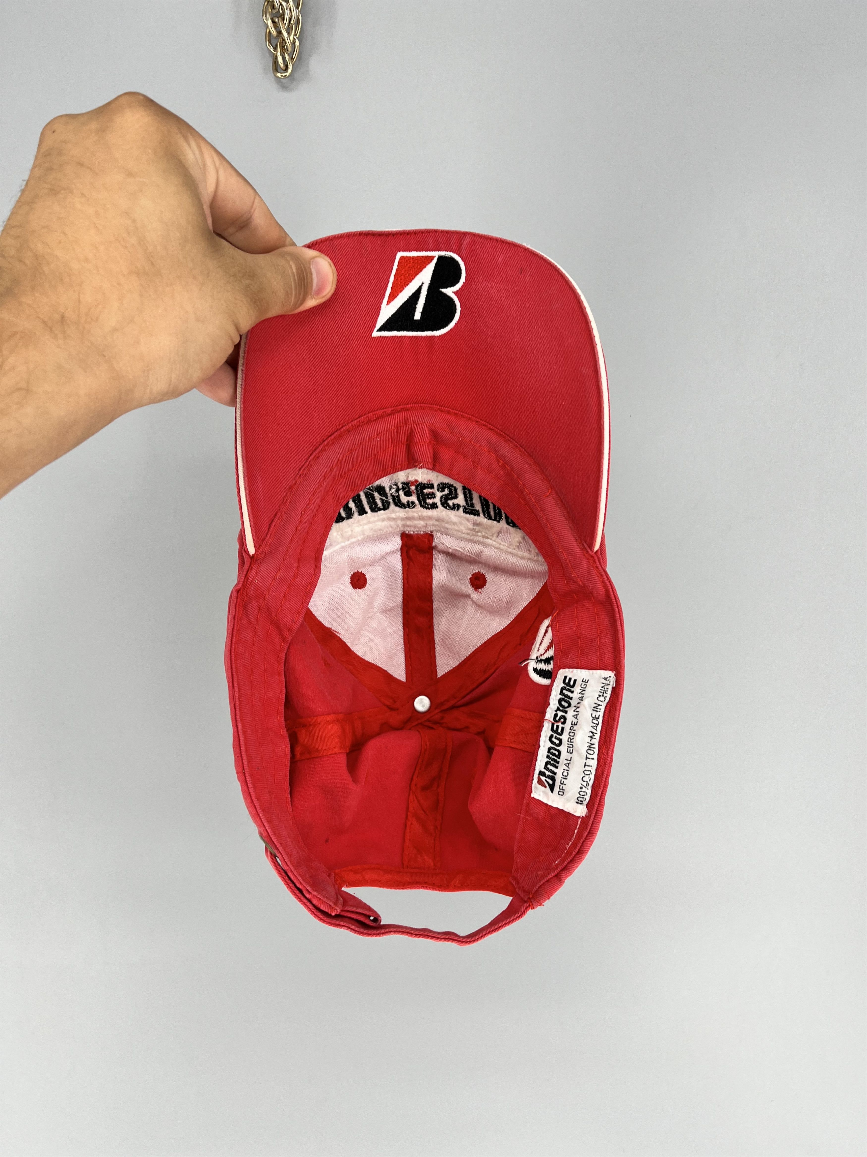 Vintage Vintage y2k Bridgestone Cap Hat Michael Schumacher F1 Size ONE SIZE - 11 Thumbnail