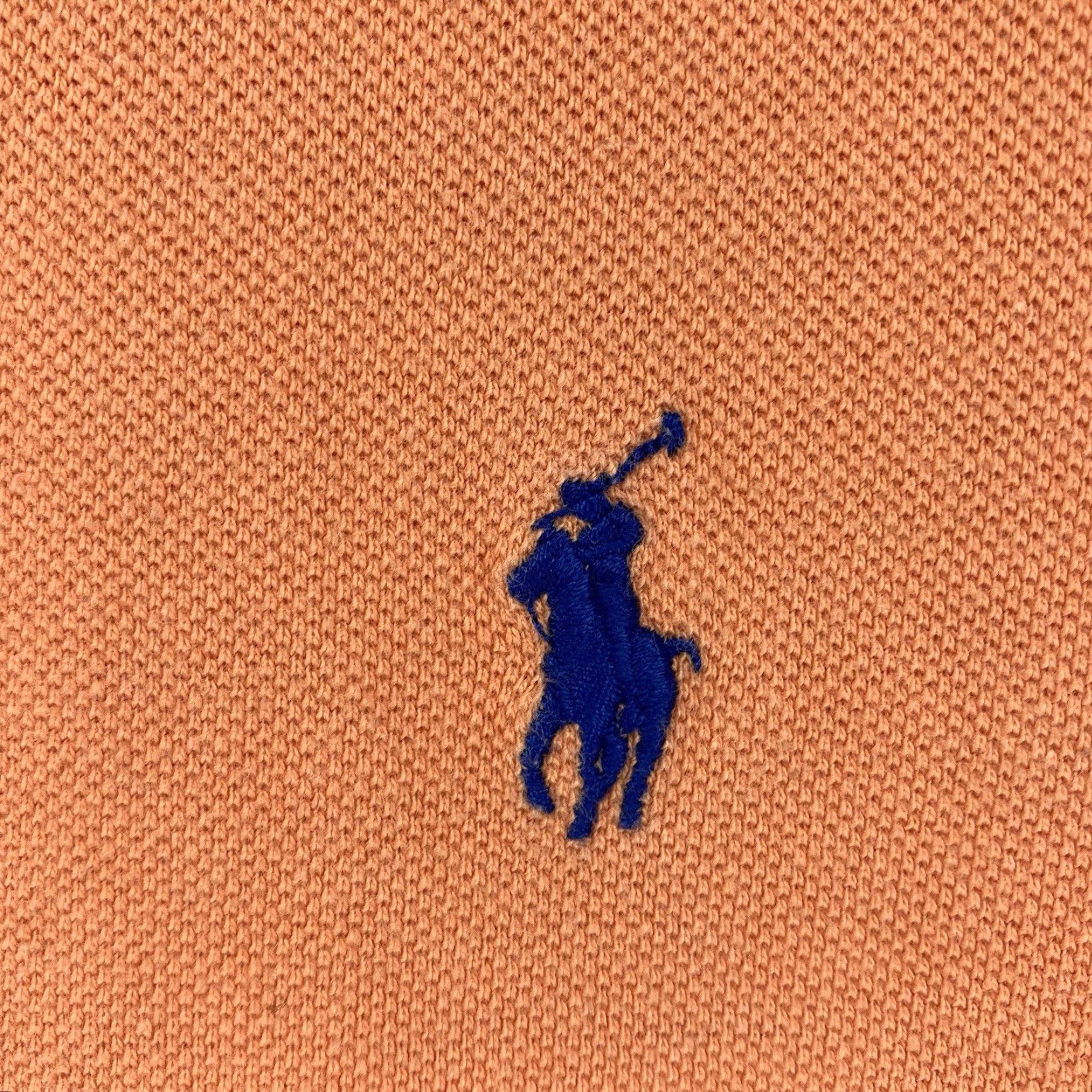 Polo Ralph Lauren Polo Ralph Lauren Polo Shirt Slim Fit Light Orange 100% Cotton Men's XL Size US XL / EU 56 / 4 - 4 Thumbnail