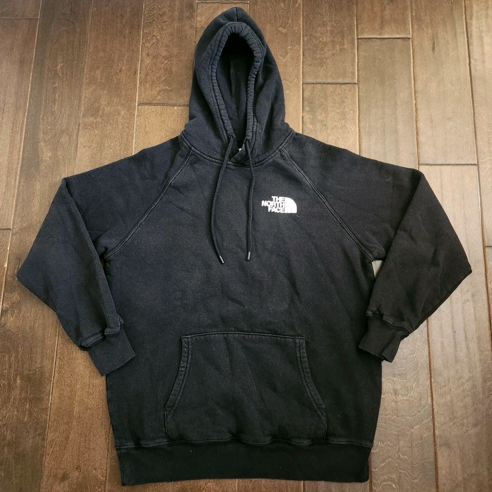 The North Face VINTAGE not applicable The North Face Womens Black Pullover Hoodie Logo Sweatshirt Large Size L / US 10 / IT 46 - 2 Thumbnail