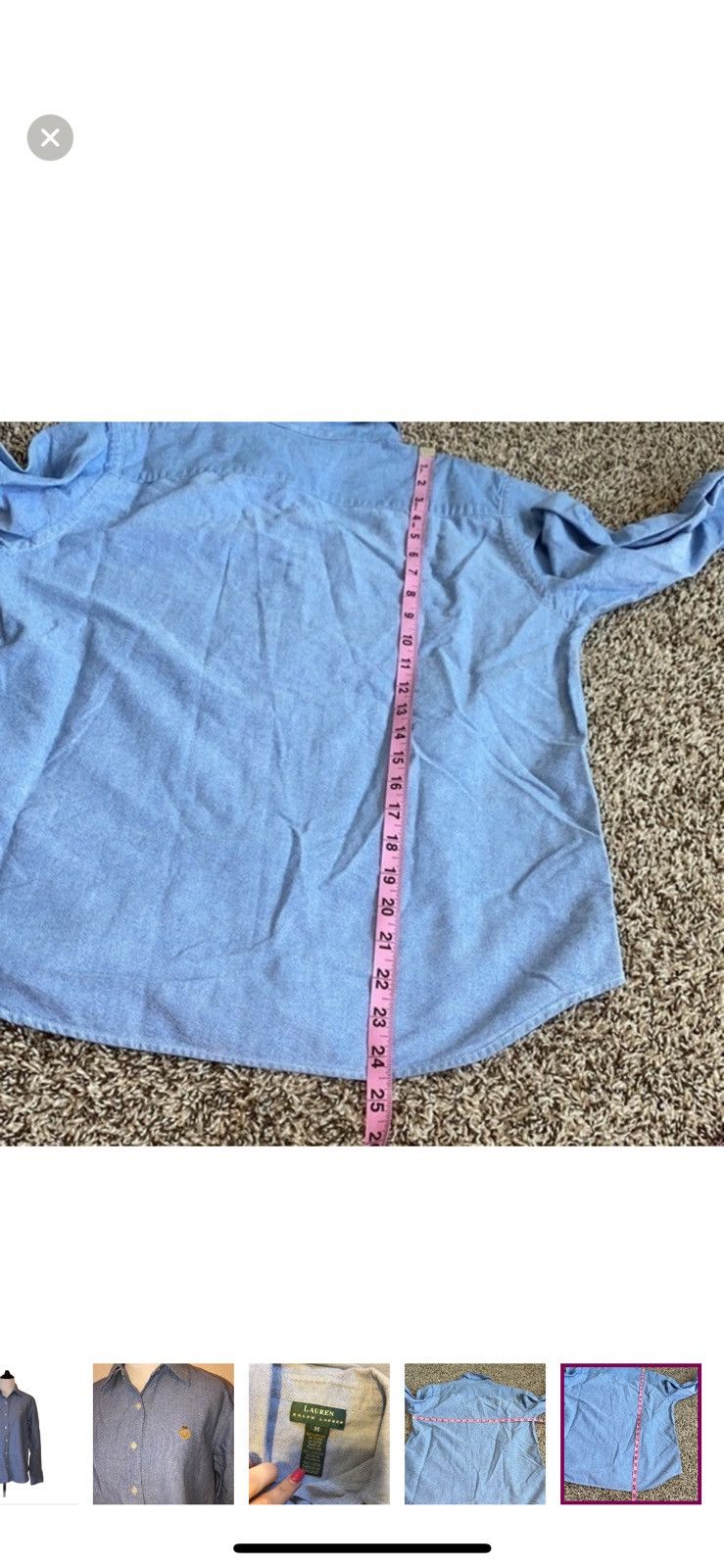 Lauren Ralph Lauren Lauren Ralph Lauren medium button down blouse Size M / US 6-8 / IT 42-44 - 4 Thumbnail