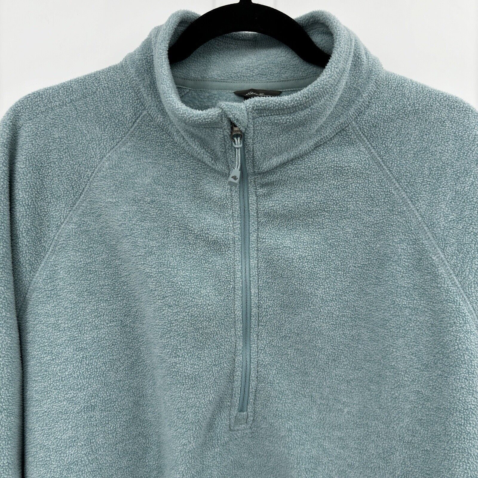 Eddie Bauer Eddie Bauer Womens XXL Sea Blue Fleece 1/4 Zip Pullover Swea Size XXL / US 16-18 / IT 52-54 - 2 Thumbnail
