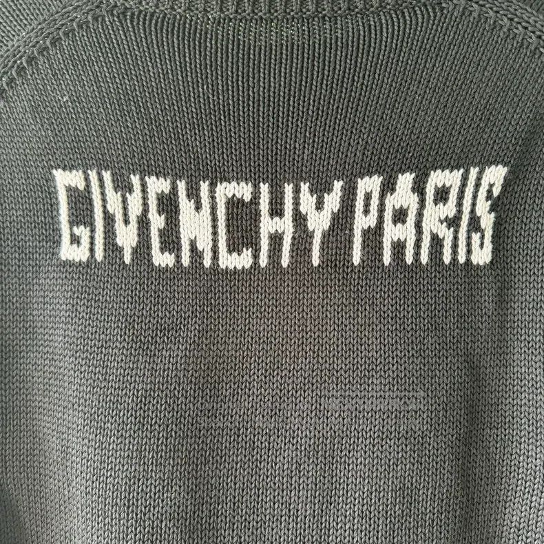 Givenchy Givenchy Black Quad Logo Knit Sweater Size US M / EU 48-50 / 2 - 7 Thumbnail
