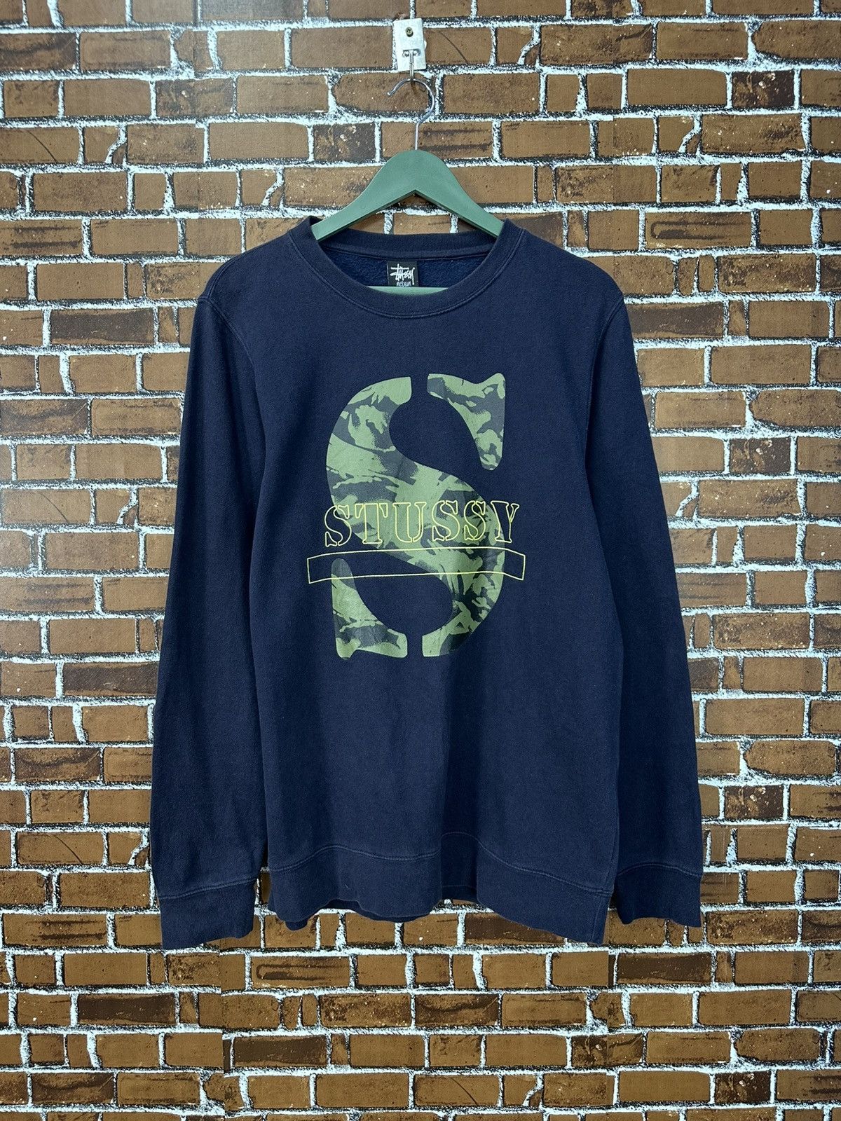 Stussy Stussy Camo Logo Crewneck Sweatshirt Z333 Size US M / EU 48-50 / 2 - 1 Thumbnail
