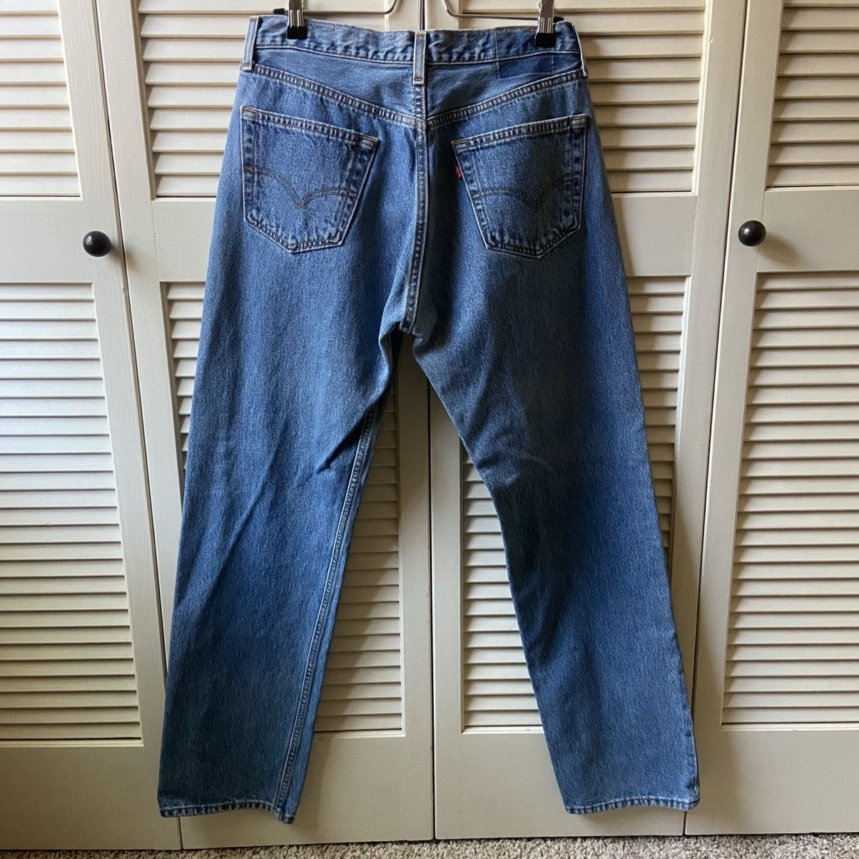 Levi's × Vintage Vintage Levi’s 501 Made in USA Blue Light Denim Jeans Pant Size US 31 - 7 Thumbnail
