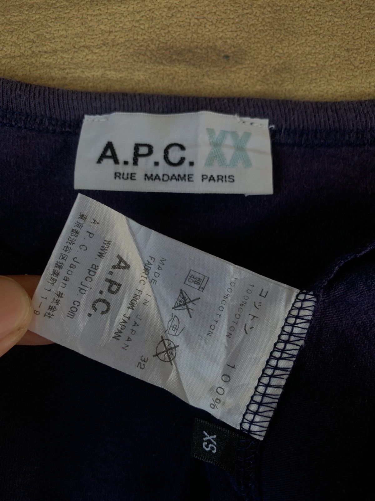 A.P.C. A.P.C. XX animal navy Size US S / EU 44-46 / 1 - 3 Thumbnail