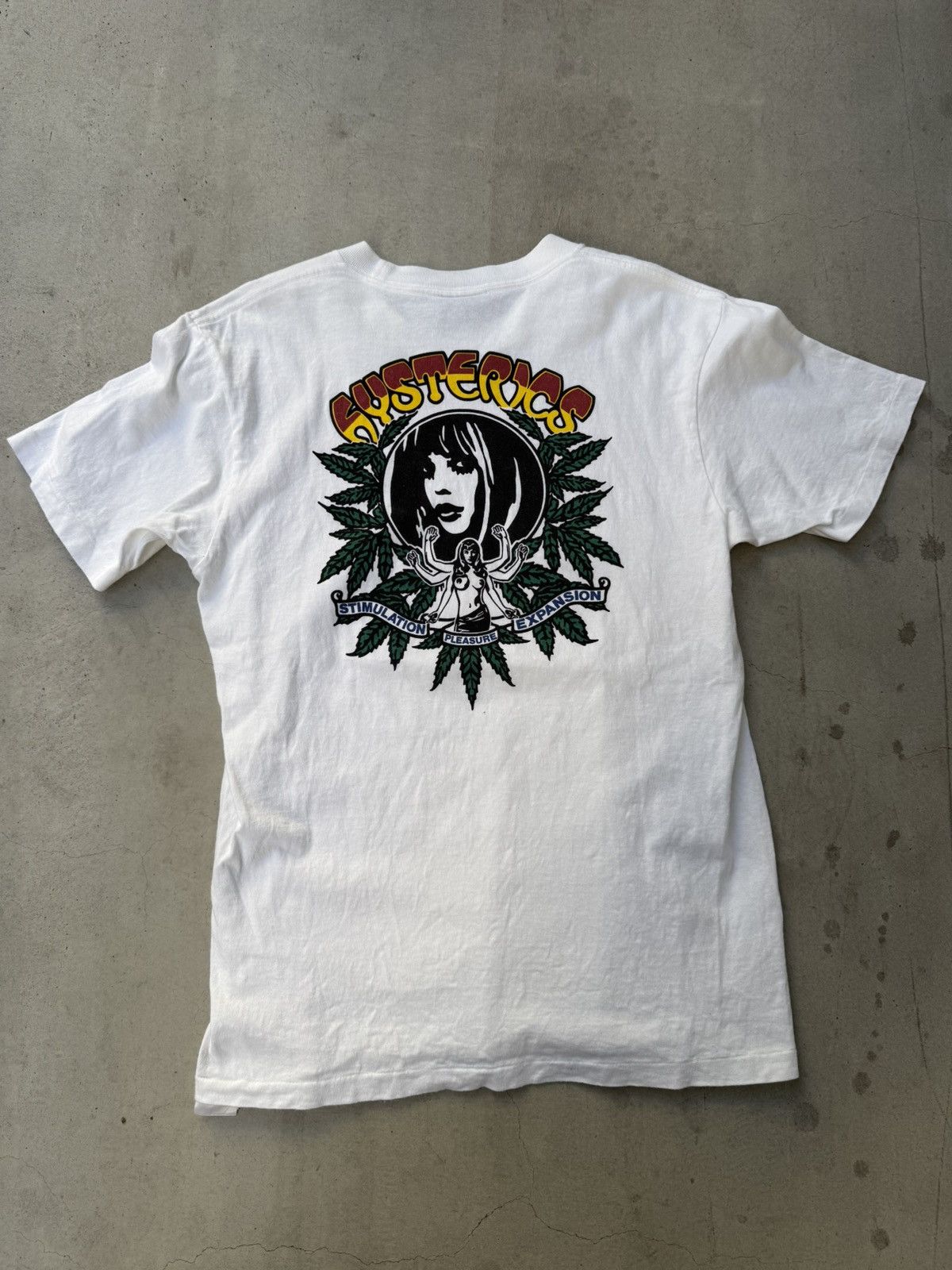 Hysteric Glamour Vintage Hysteric Glamour Tee Stimulation Pleasure Expansion Size S / US 4 / IT 40 - 1 Thumbnail