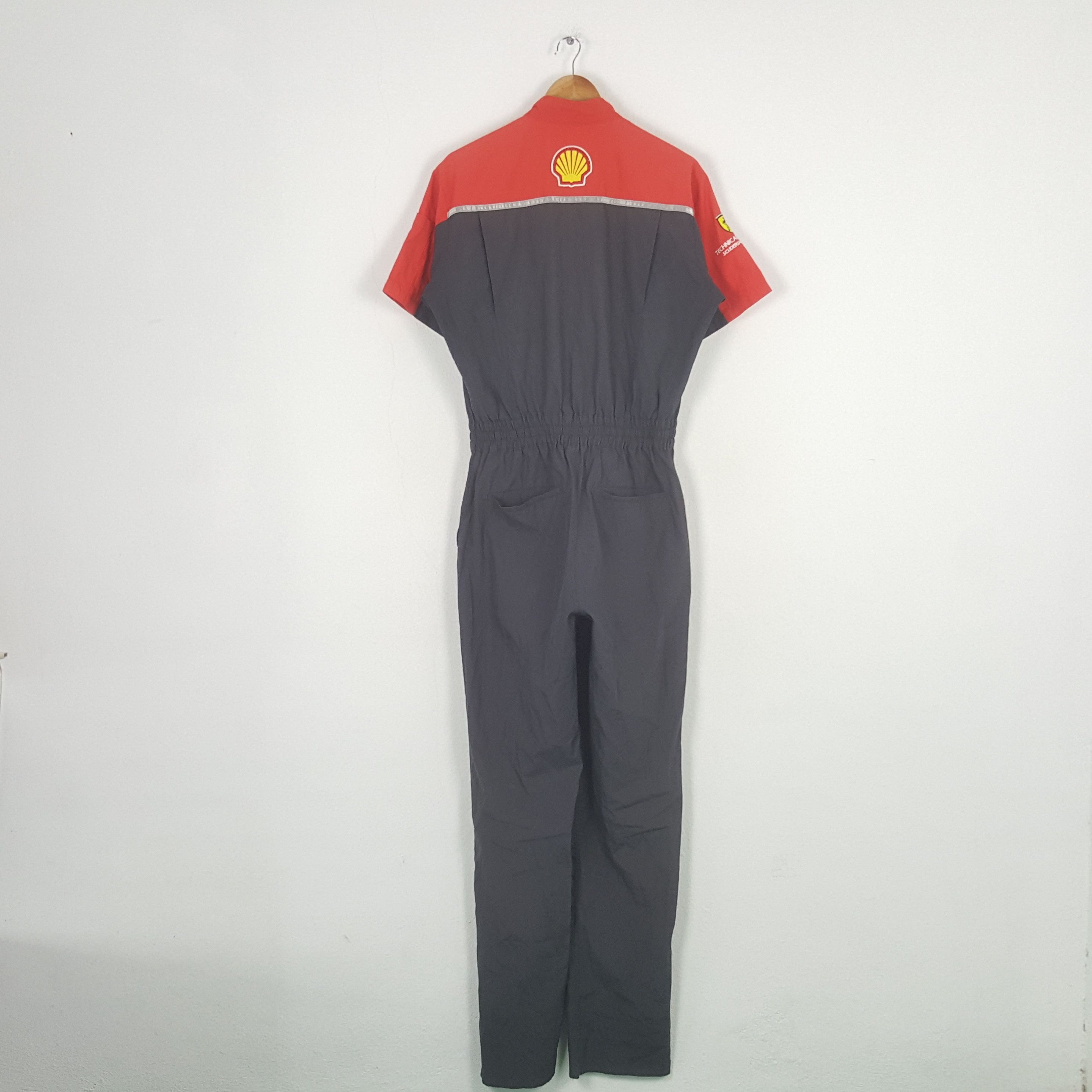 Ferrari Vintage Shell Helix Formula 1 Racing Coverall Jacket C296N16 Size US M / EU 48-50 / 2 - 6 Thumbnail