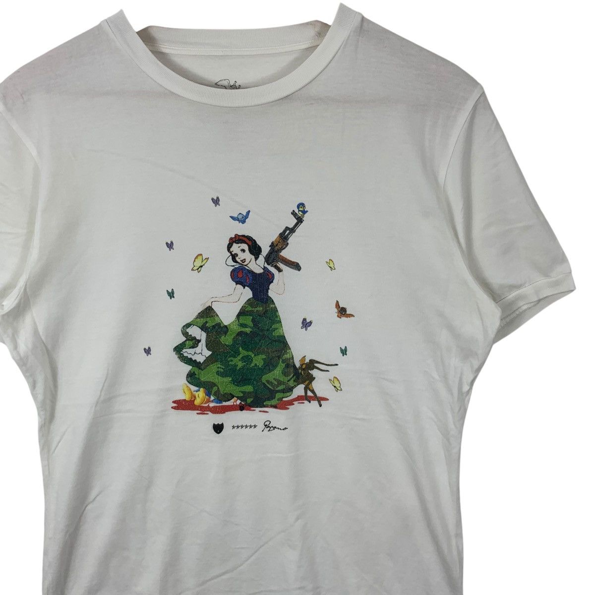 Other PAGANO MADE IN ITALY Rebel Snow White Tee Shirt Top Fairy Size M / US 6-8 / IT 42-44 - 5 Thumbnail